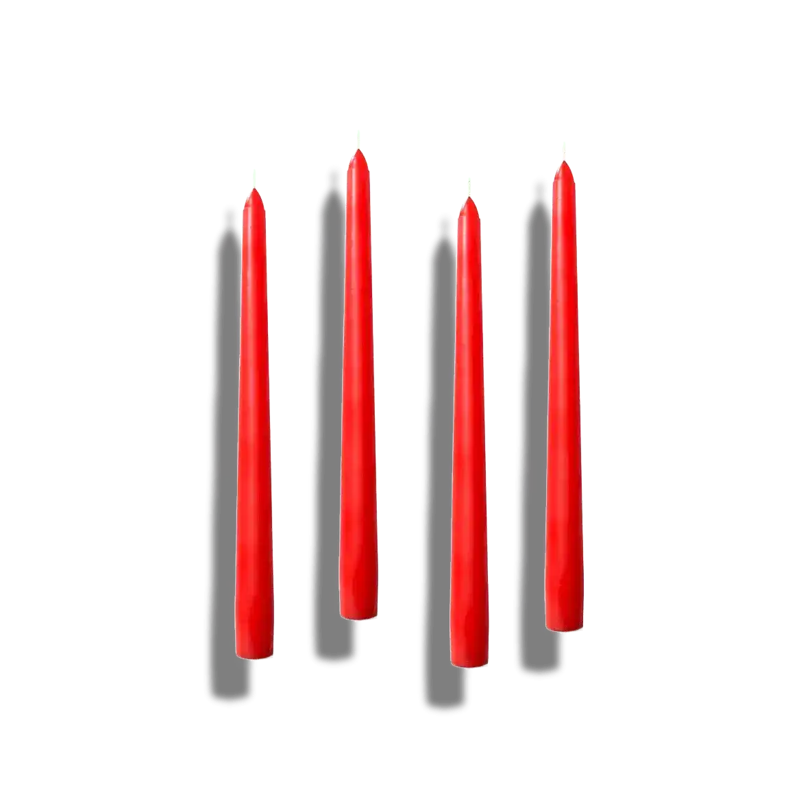 12" Unscented Taper Colored Candles - 4 pcs - Image 6
