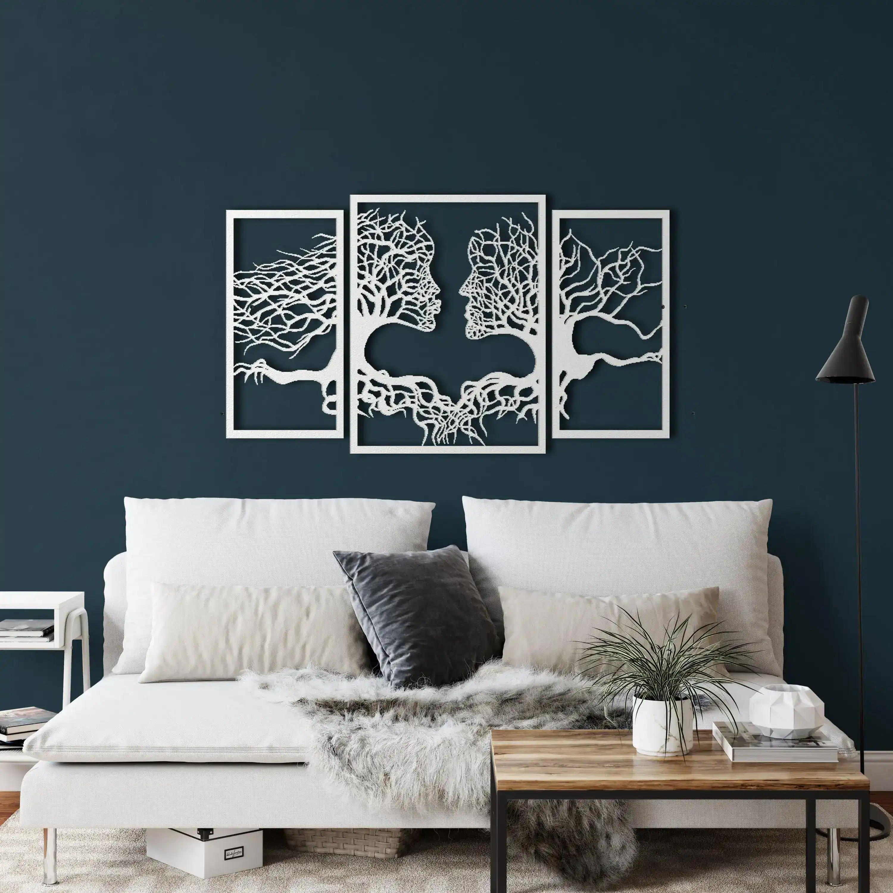 2 Facing Tree Metal Wall Decor - Image 8