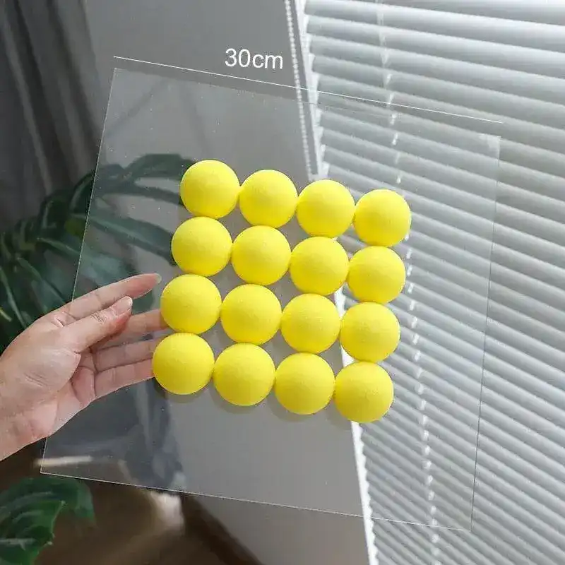 3D Acrylic Ball Wall Transparent Mirror - Image 14