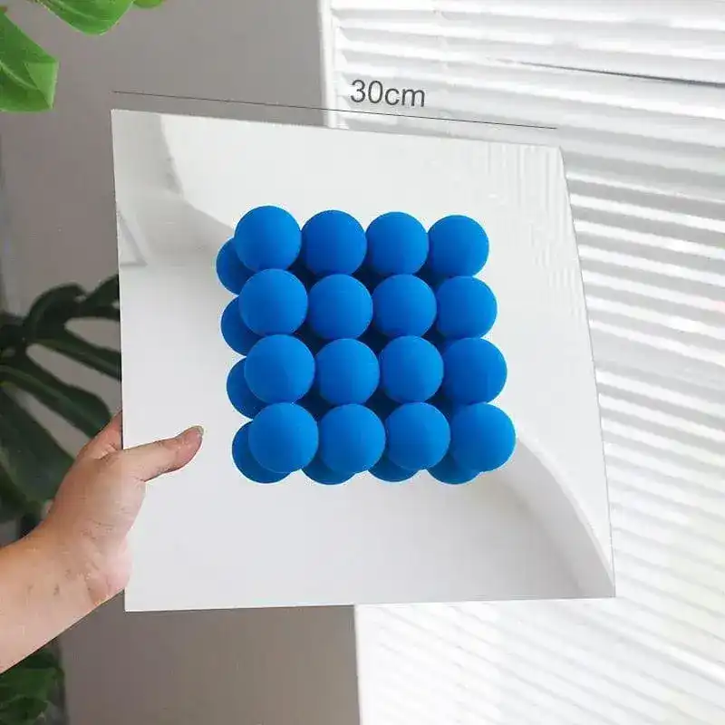 3D Acrylic Ball Wall Transparent Mirror - Image 4