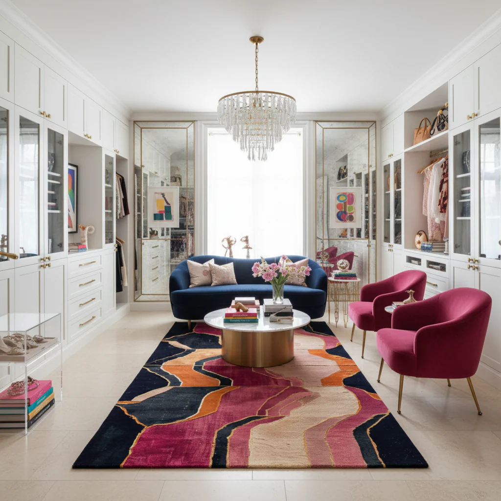 Abstract Grandeur Hand Tufted Rug - Image 2