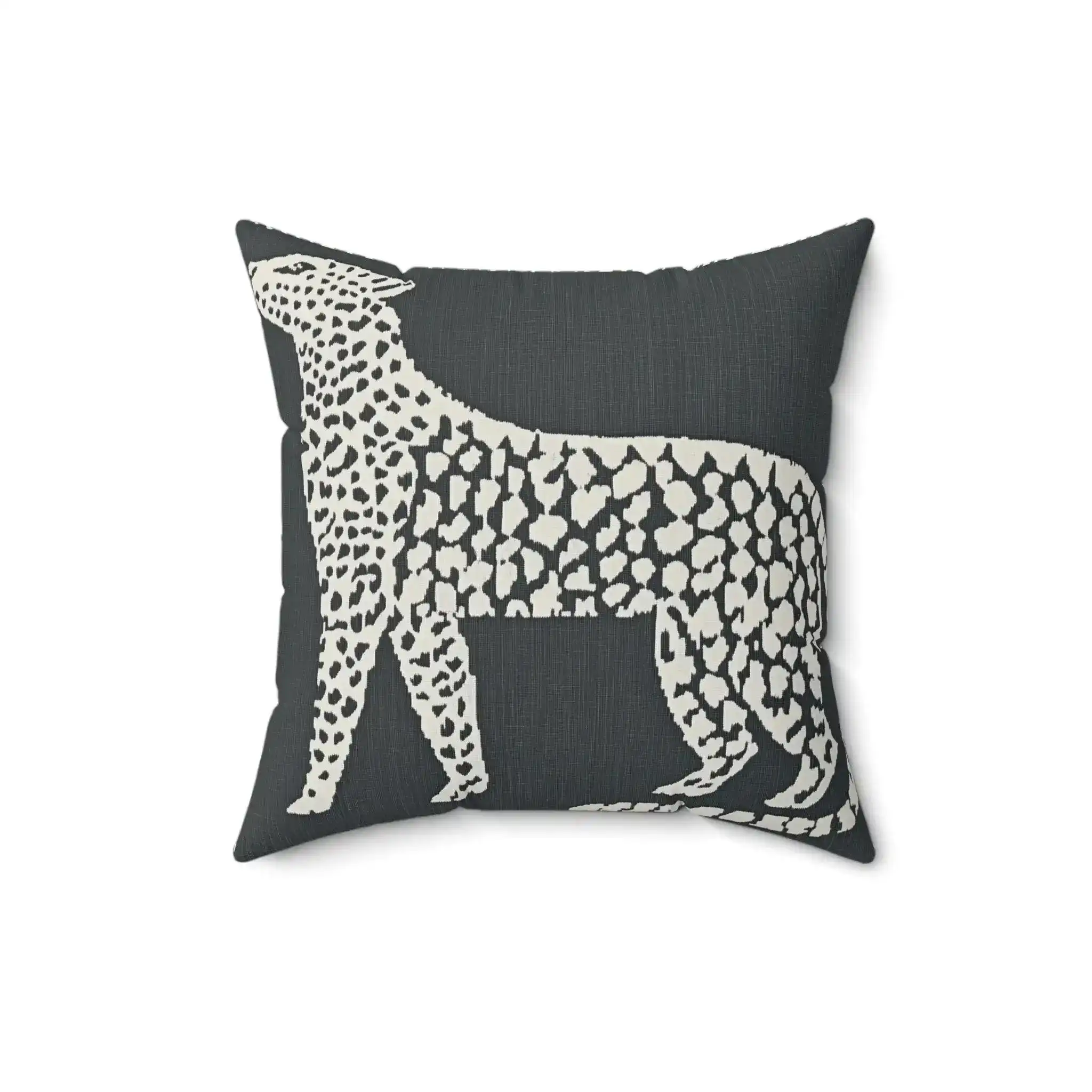 Abstract Leopard Print Throw Pillow - Image 3