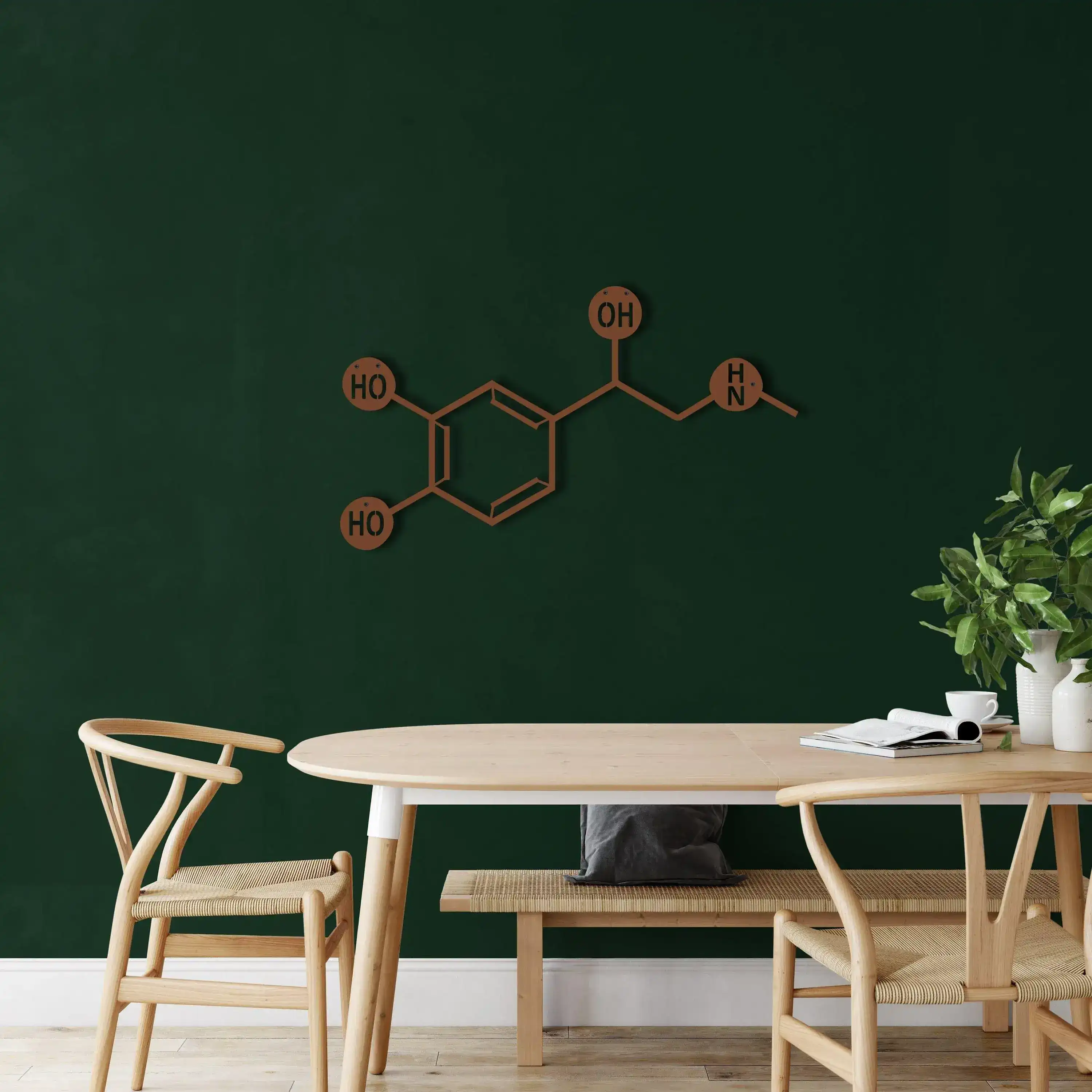 Adrenaline Molecule Metal Wall Art - Image 10