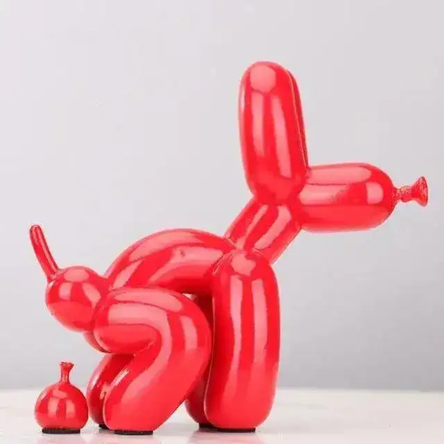 Air Balloon Dog Pooping Figurine - Image 8