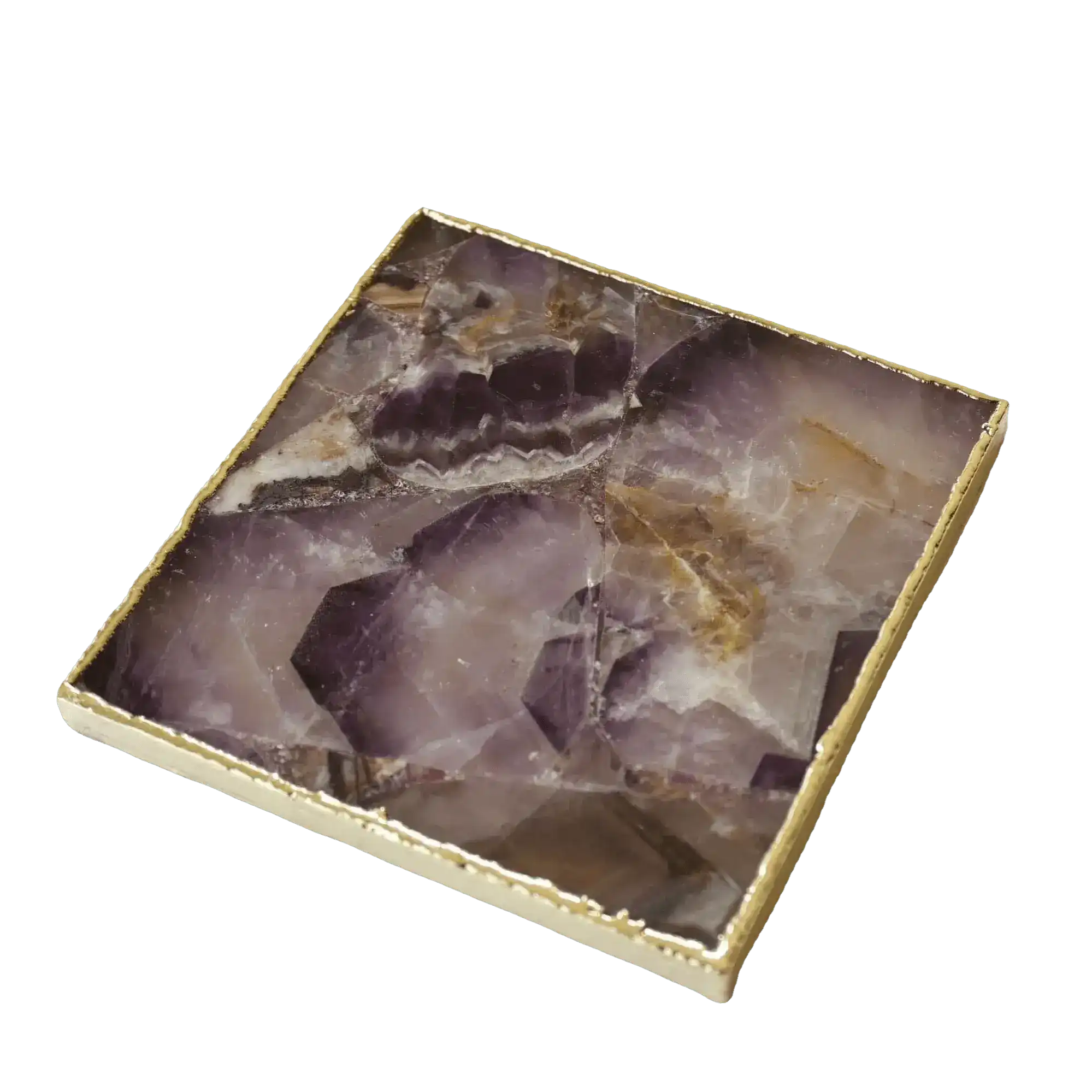 Amethyst Agate Coasters - Set of 4 - Image 2