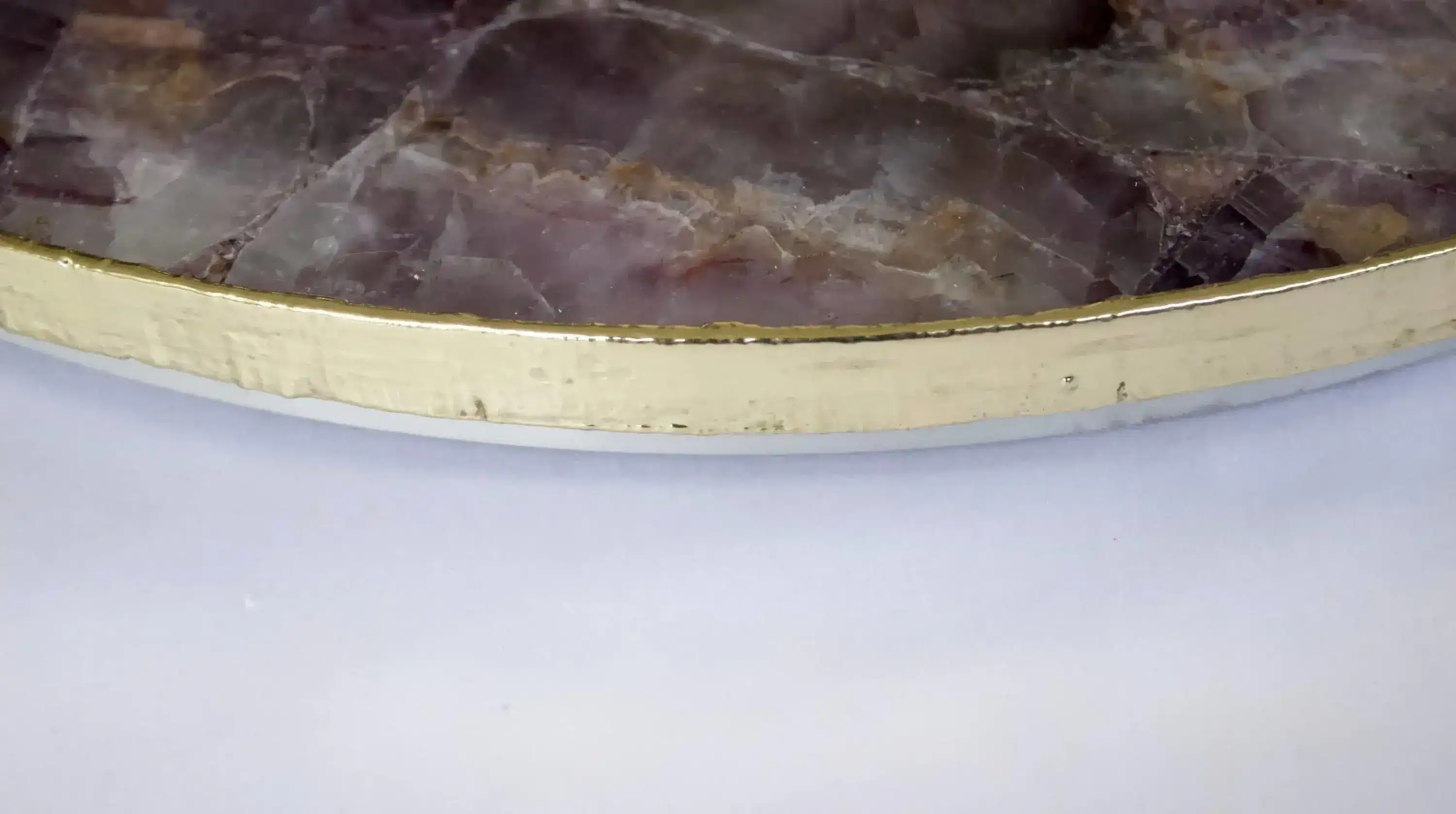 Amethyst Agate Countertop Lazy Susan Centerpiece - Image 2