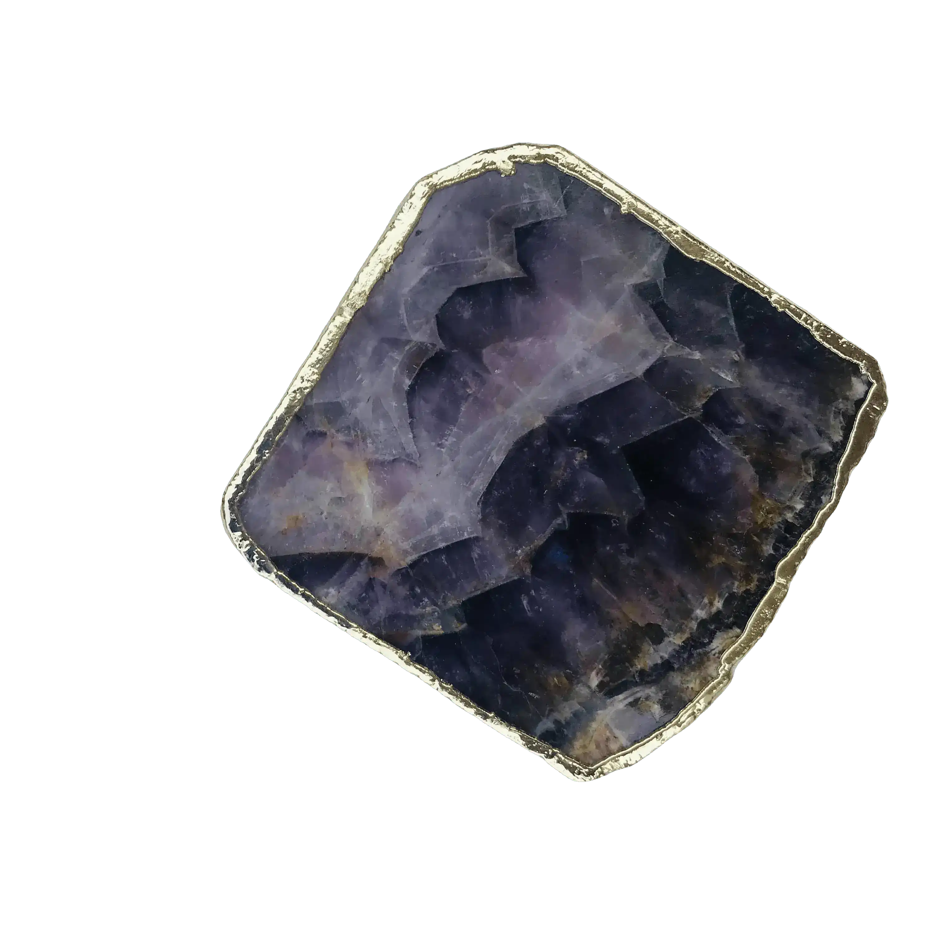 Amethyst Stone Coasters - Set of 4 - Image 4