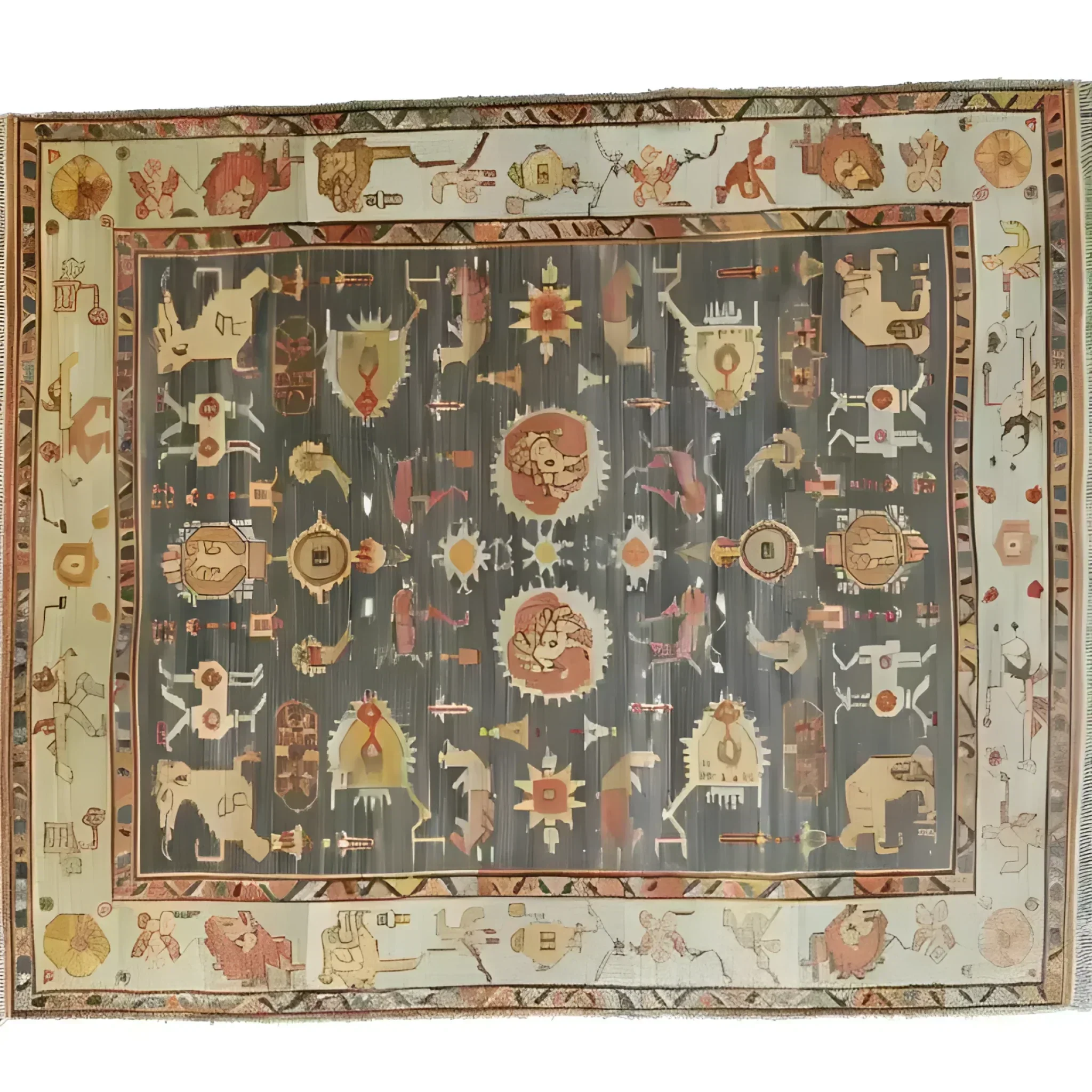 Ancient Caravan Hand Knotted Area Rug - Image 3
