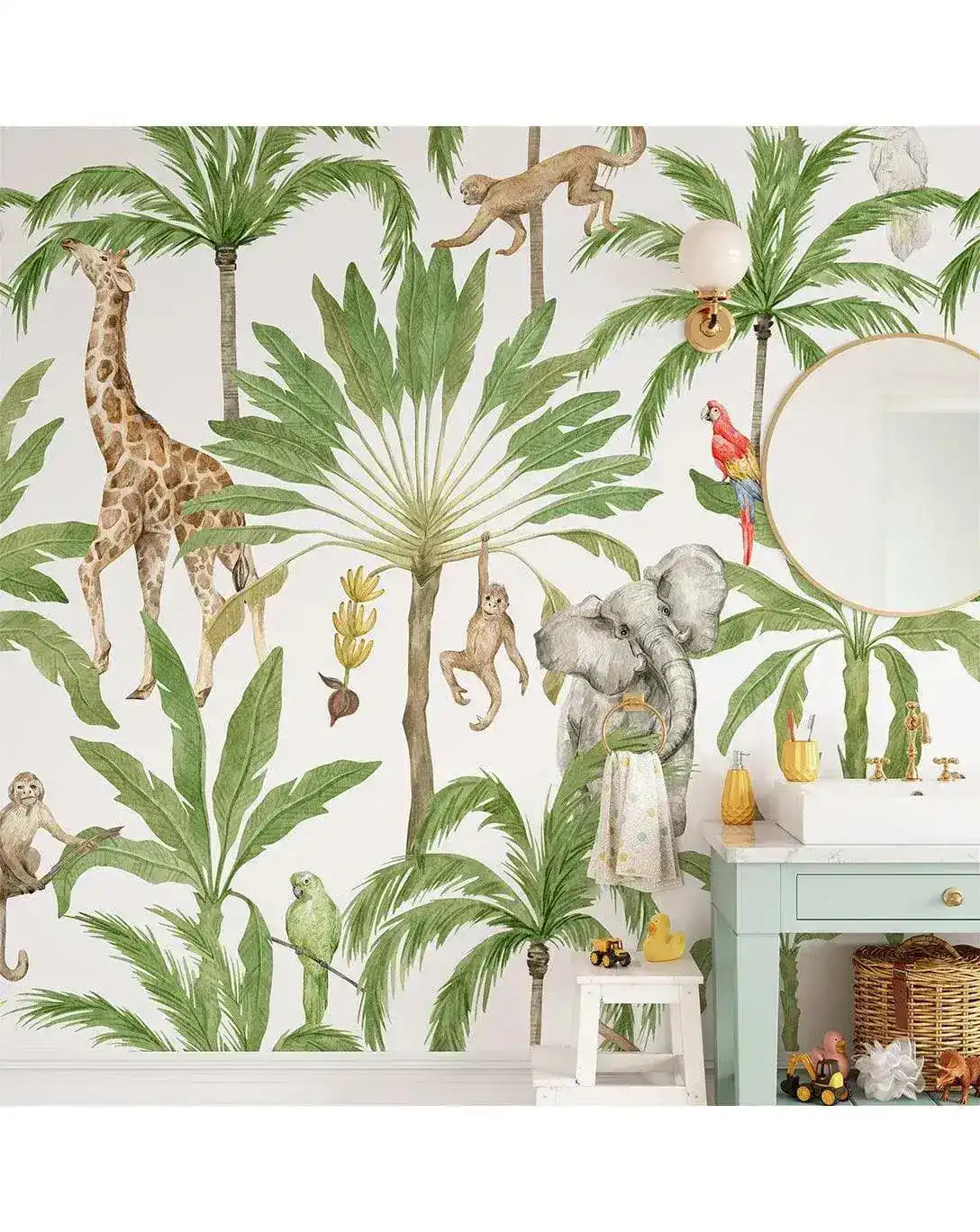 Animal Safari Repeated Wall Mural - Image 3