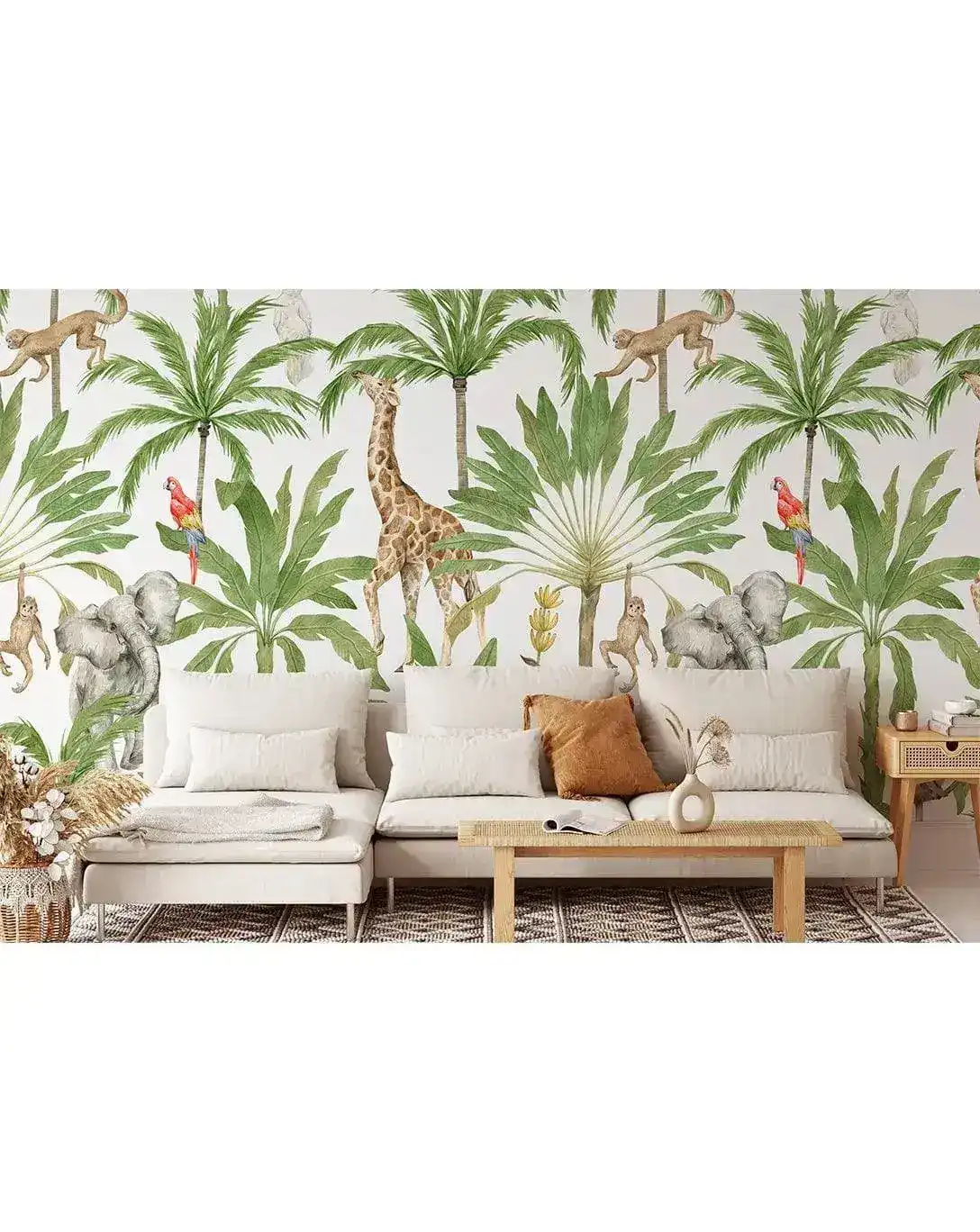 Animal Safari Repeated Wall Mural - Image 4