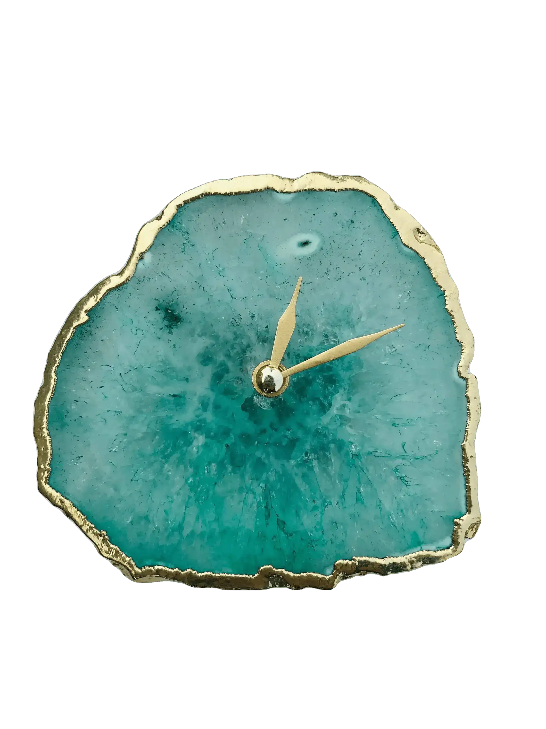 Aqua Agate Desk Wall Clock - Image 2