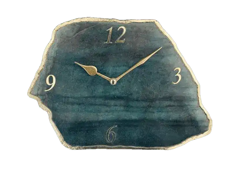 Aqua Agate Desk Wall Clock - Image 5