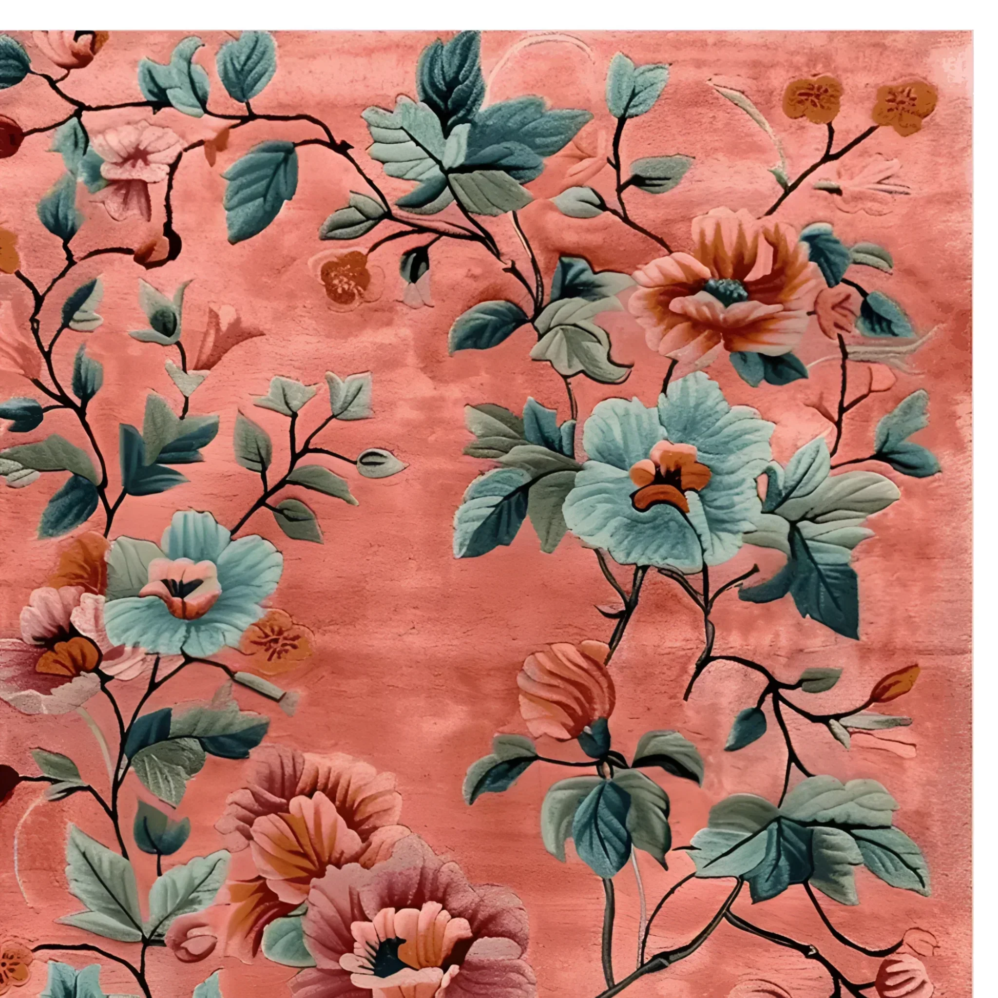 Arcadian Embrace Hand Knotted Rug - Image 5