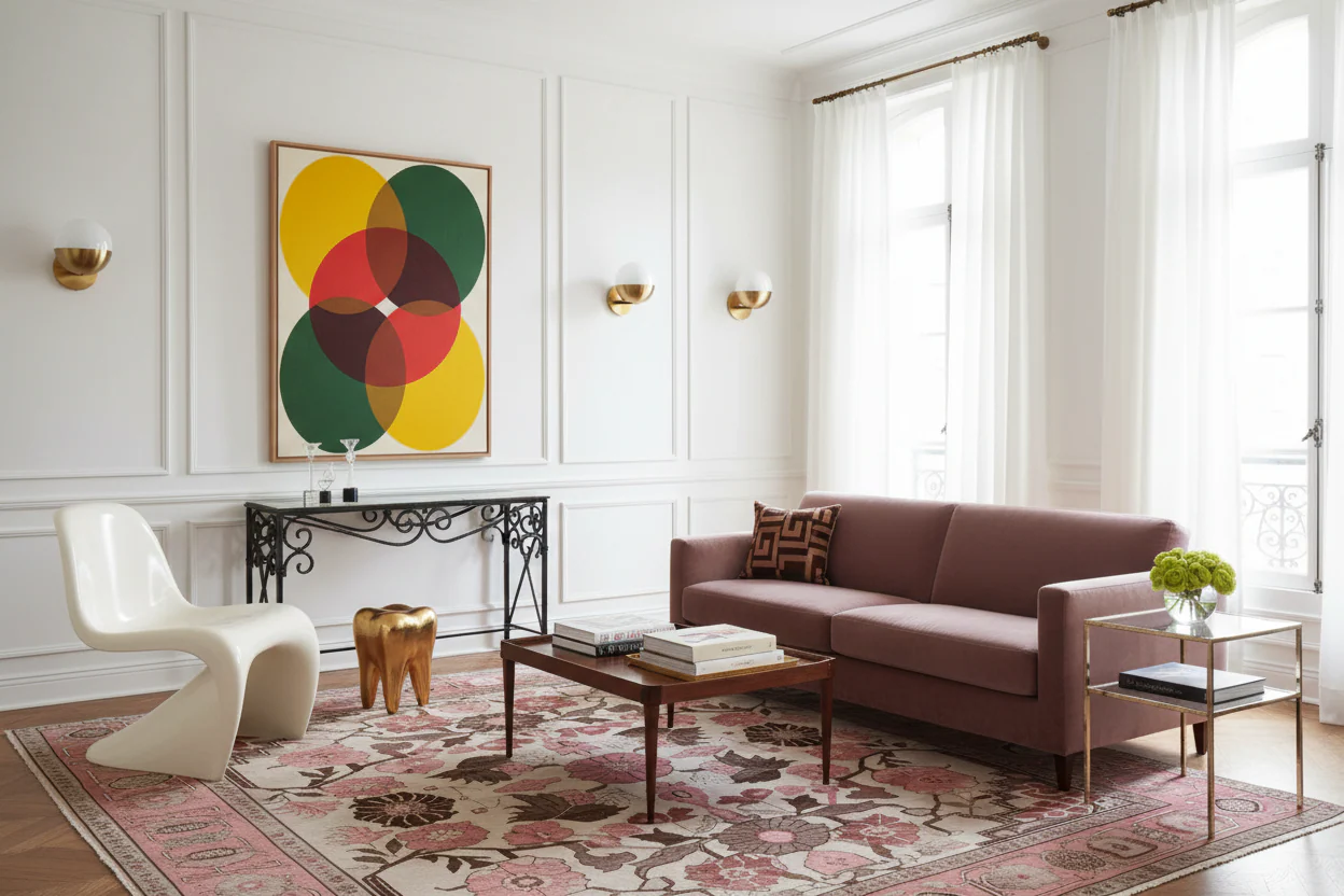 Arcadian Grandeur Knotted Wool Rug - Image 3