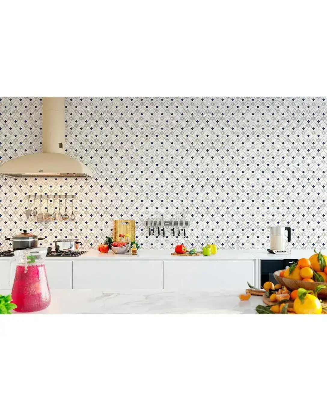Art Deco Geometric Diamond Removable Wallpaper - Image 4