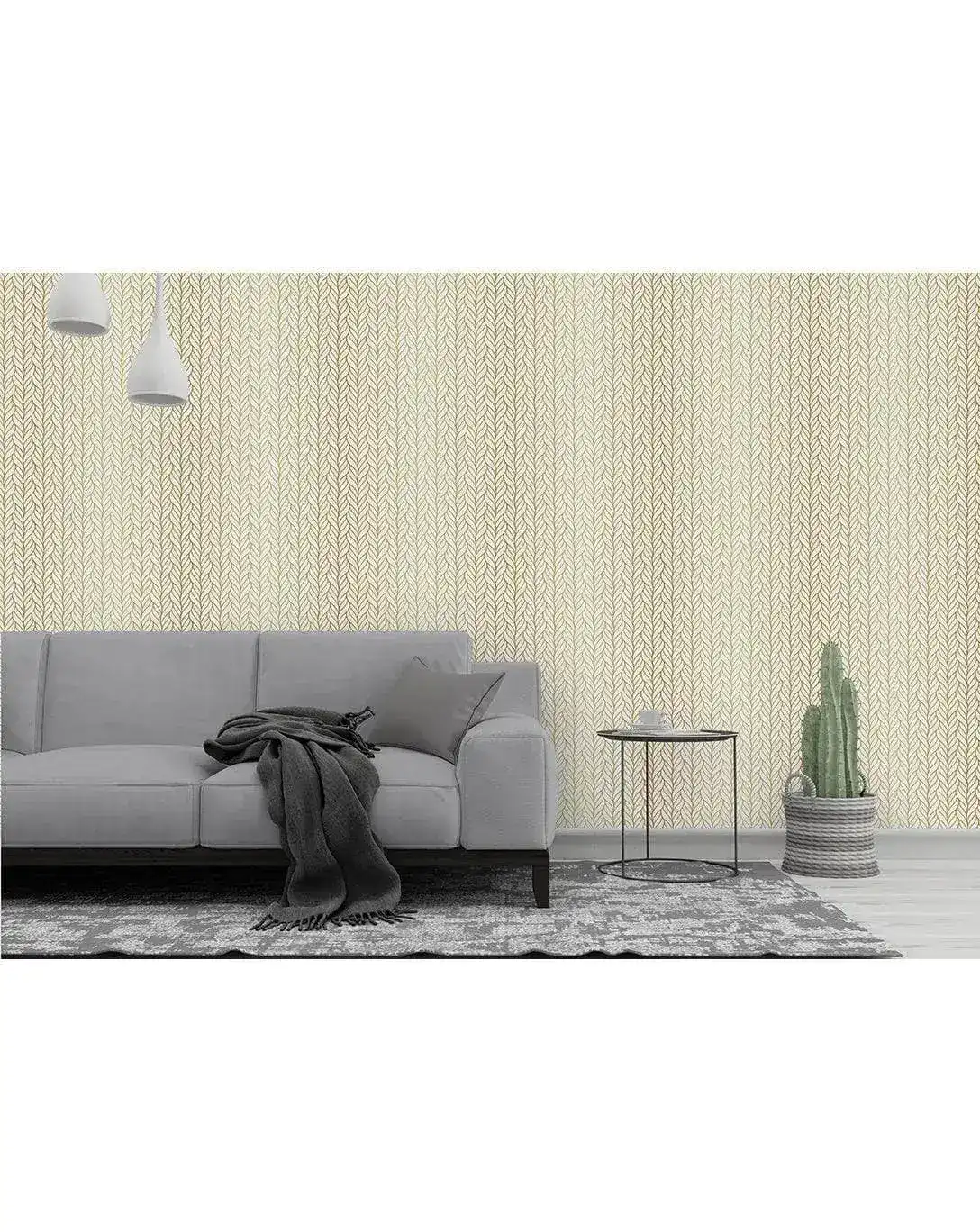 Art deco Golden Retro Braids Removable Wallpaper - Image 5