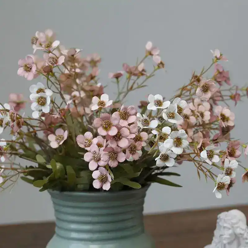 Artificial Autumn Plum Blossoming Flower Stems - 2 pcs - Image 11