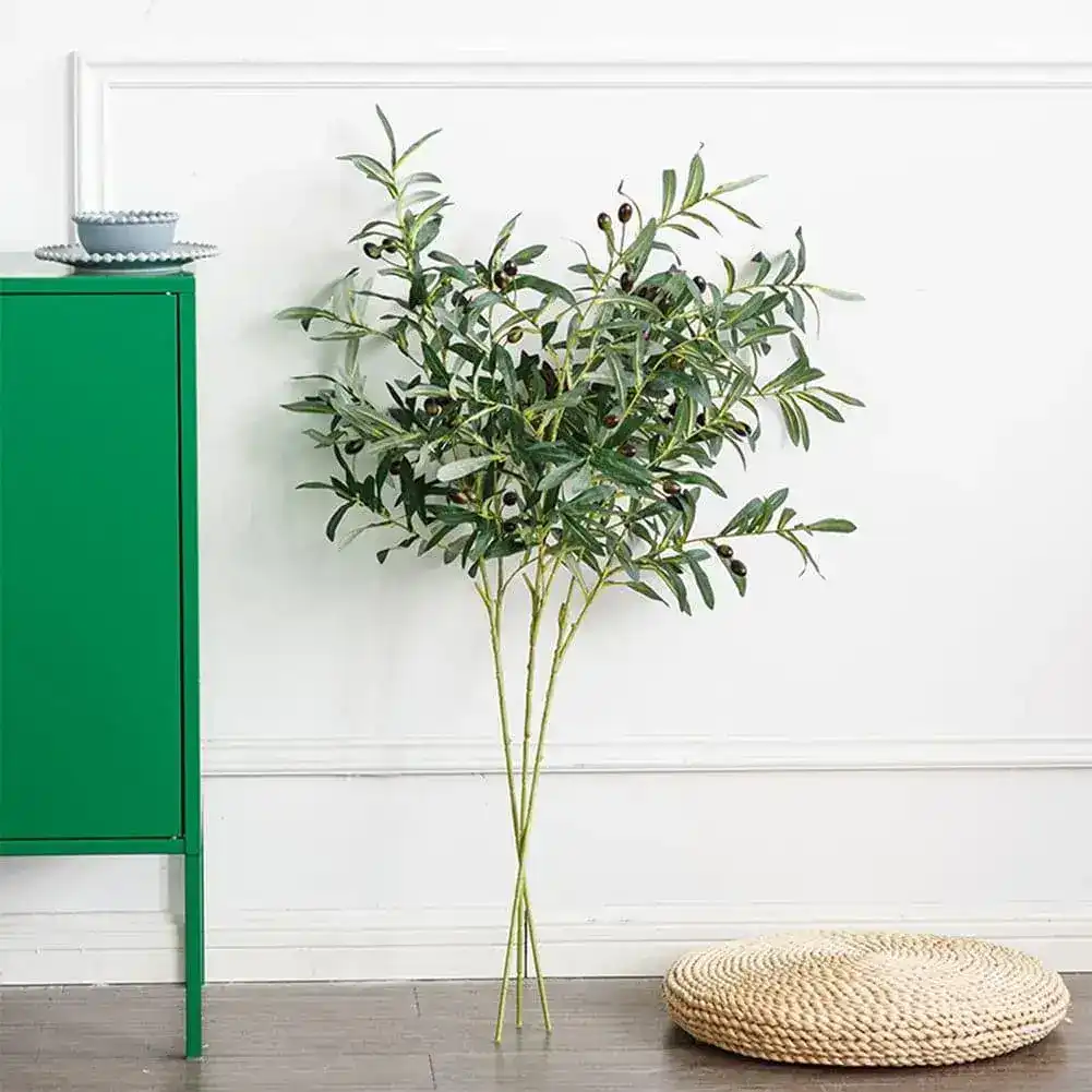 Artificial Olive Branch with Fruits - Image 3