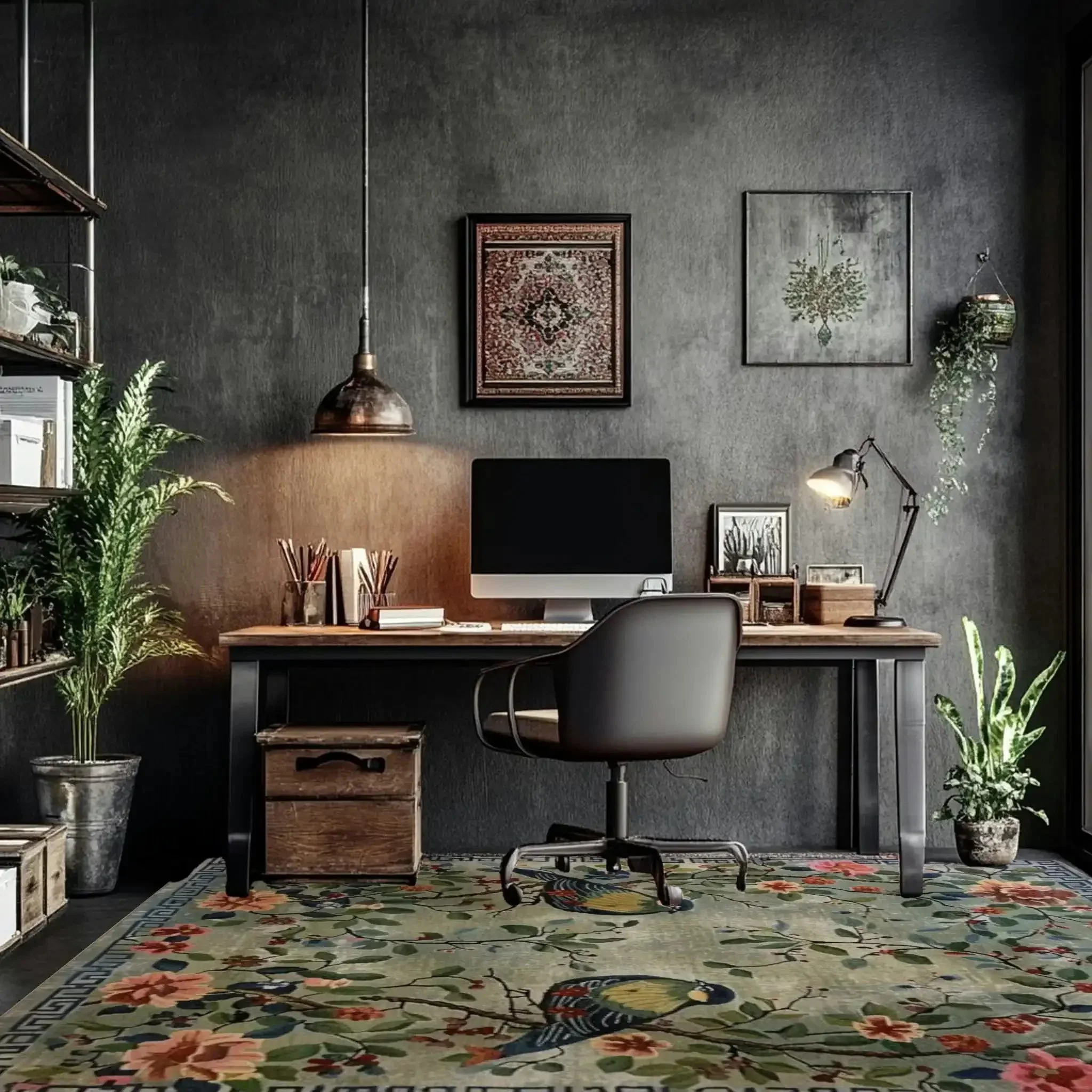 Avian Serenade Hand Tufted Rug - Image 4