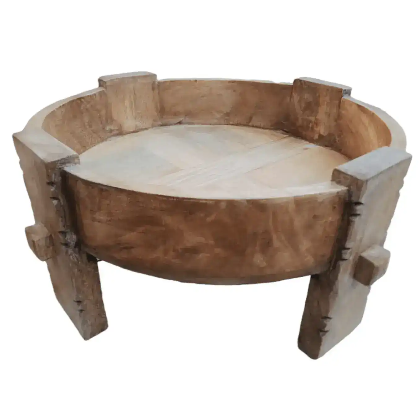 Bahamas Wooden Chakki Table - Image 3