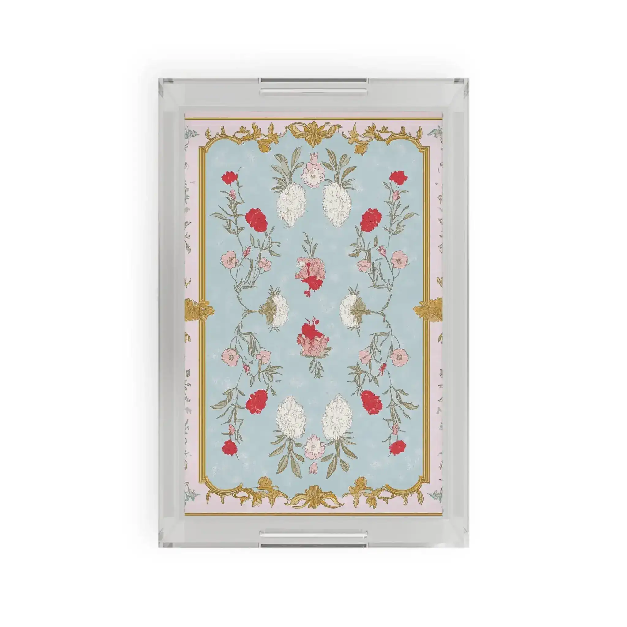 Baroque Garden Blooms Serving Tray