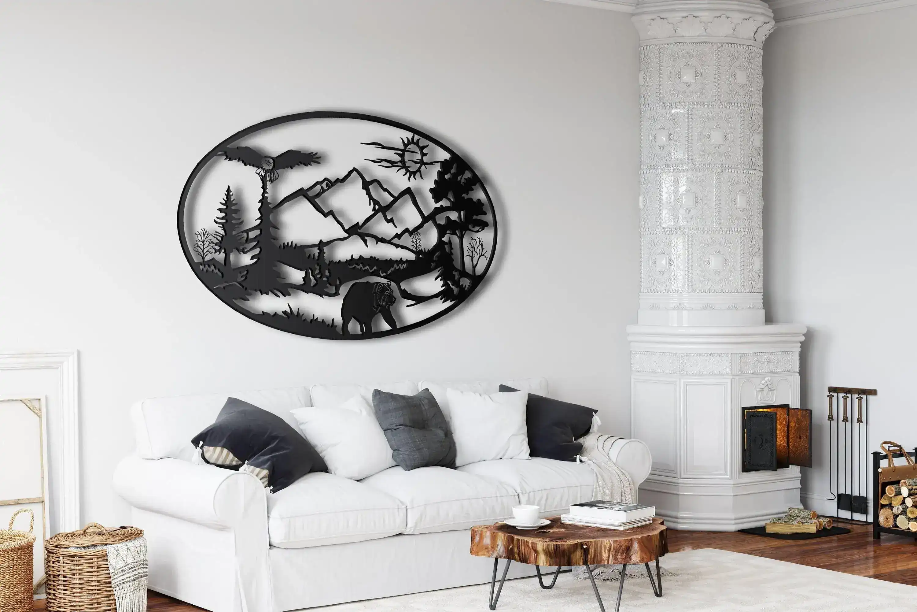 Beer and Mountain Metal Wall Art - Image 7