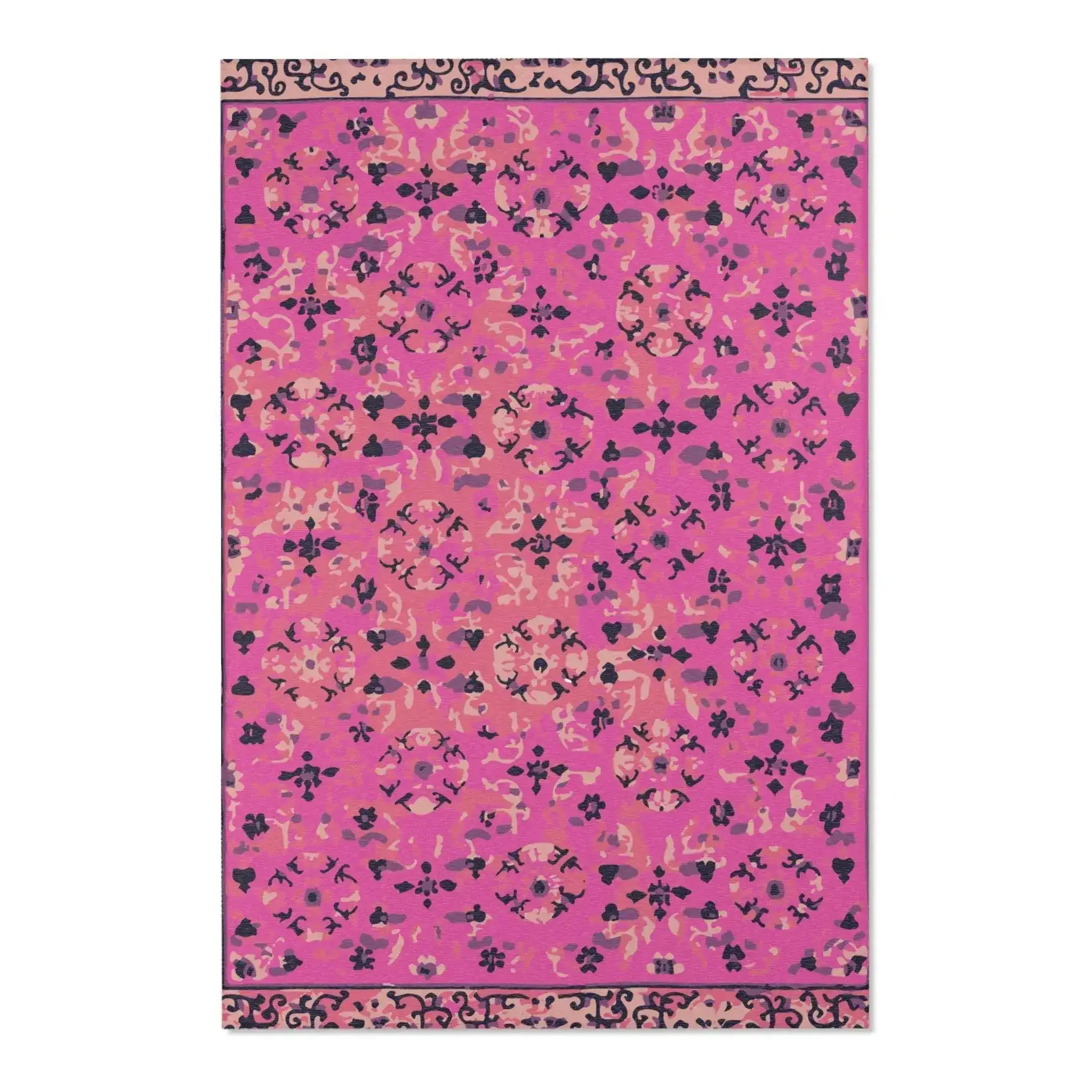 Berry Pop Medallion Accent Rug - Image 3