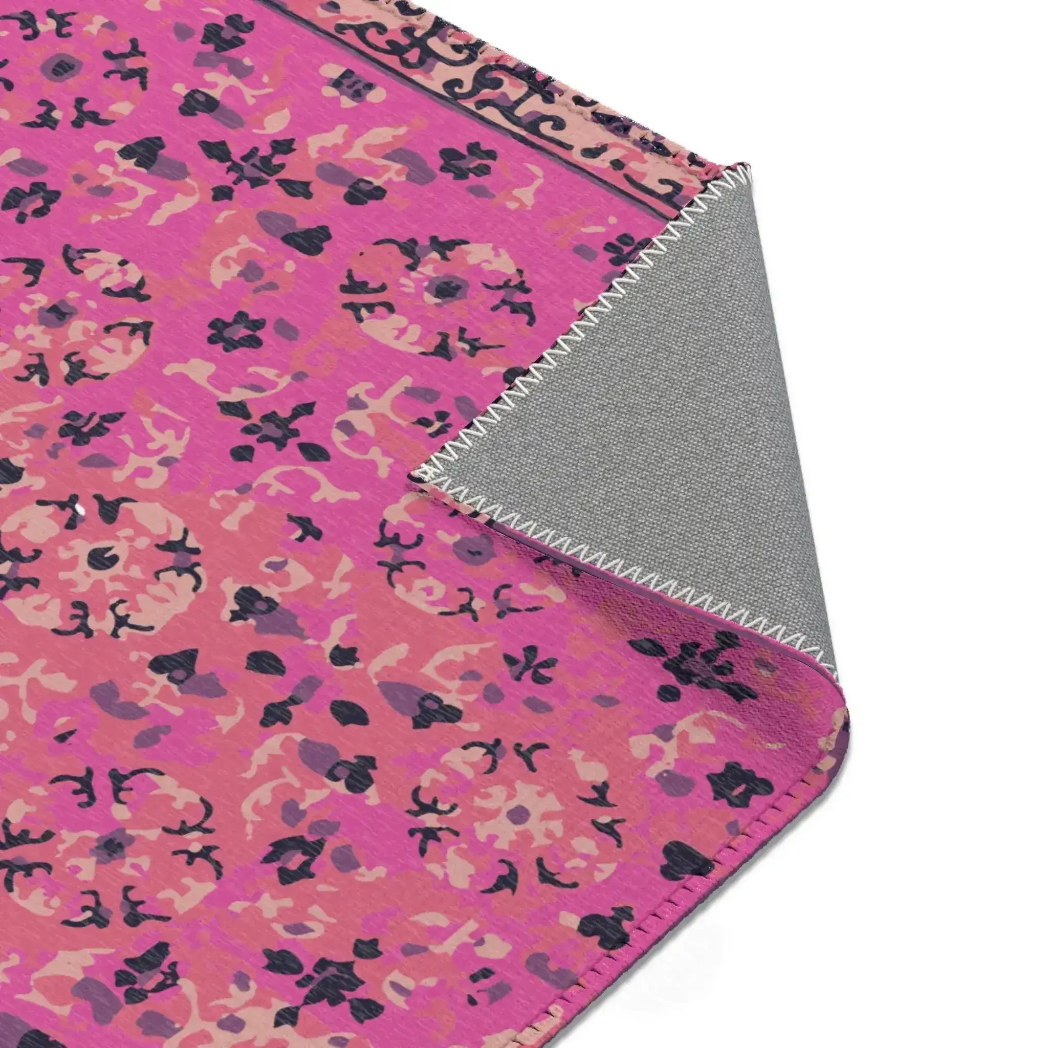 Berry Pop Medallion Accent Rug - Image 6
