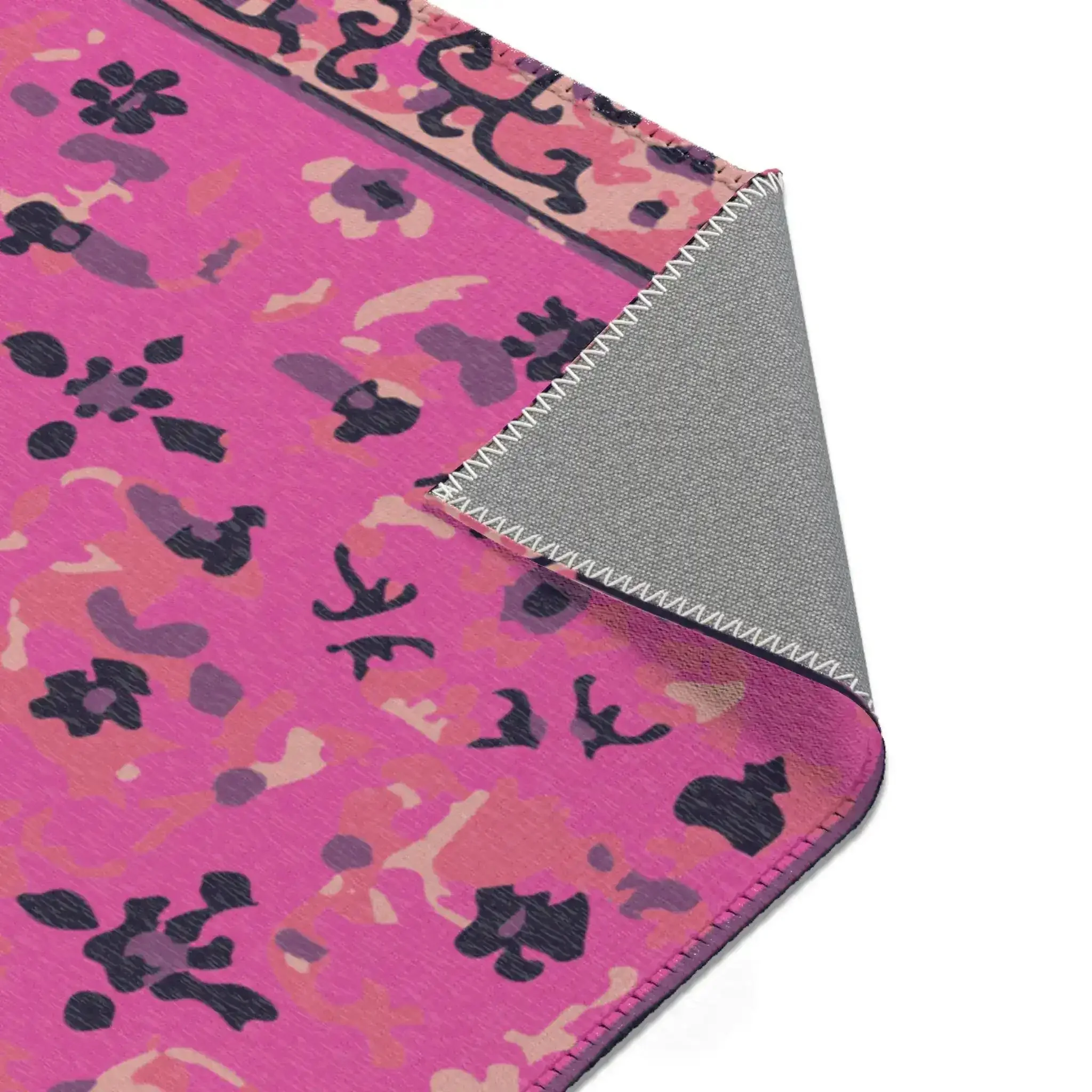 Berry Pop Medallion Accent Rug - Image 8