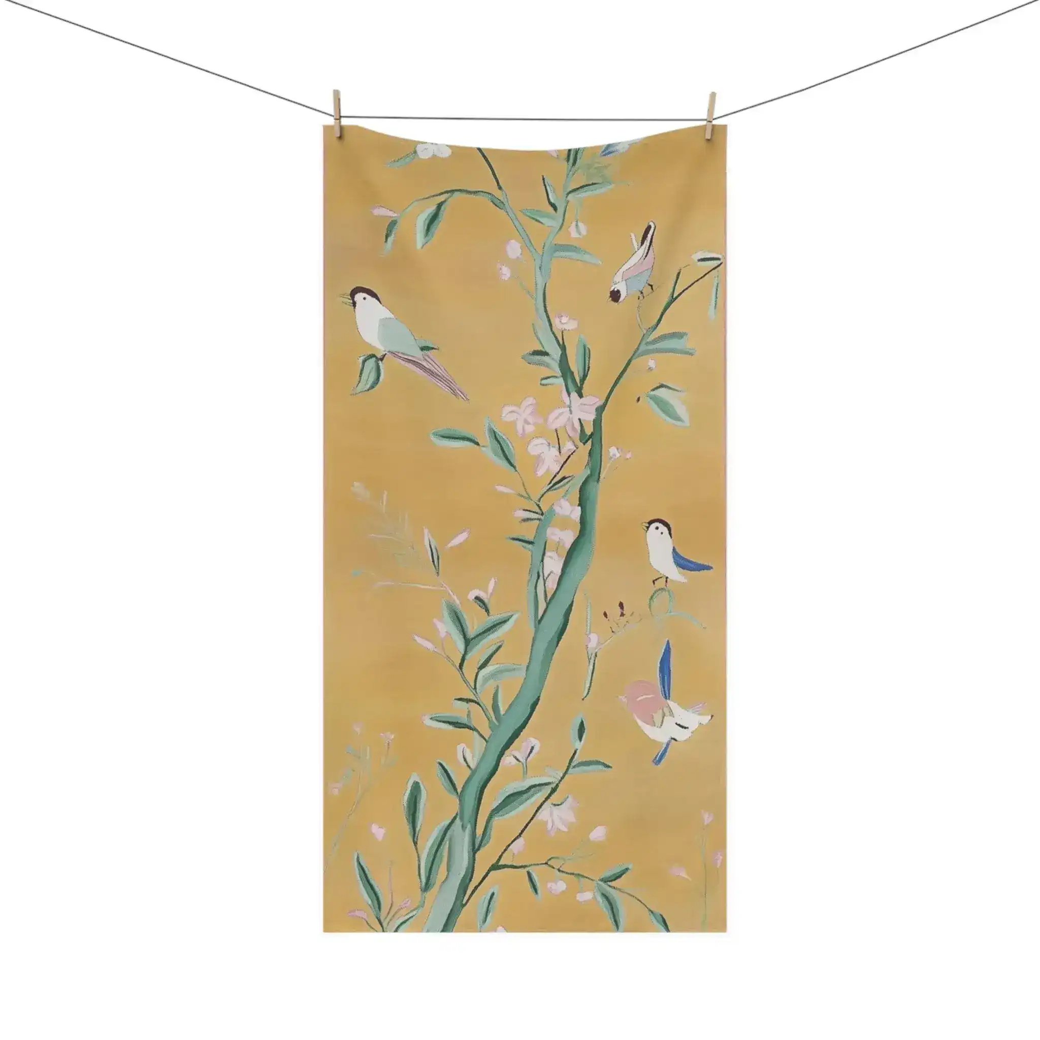 Birds & Blossoms Bath Towel - Image 3
