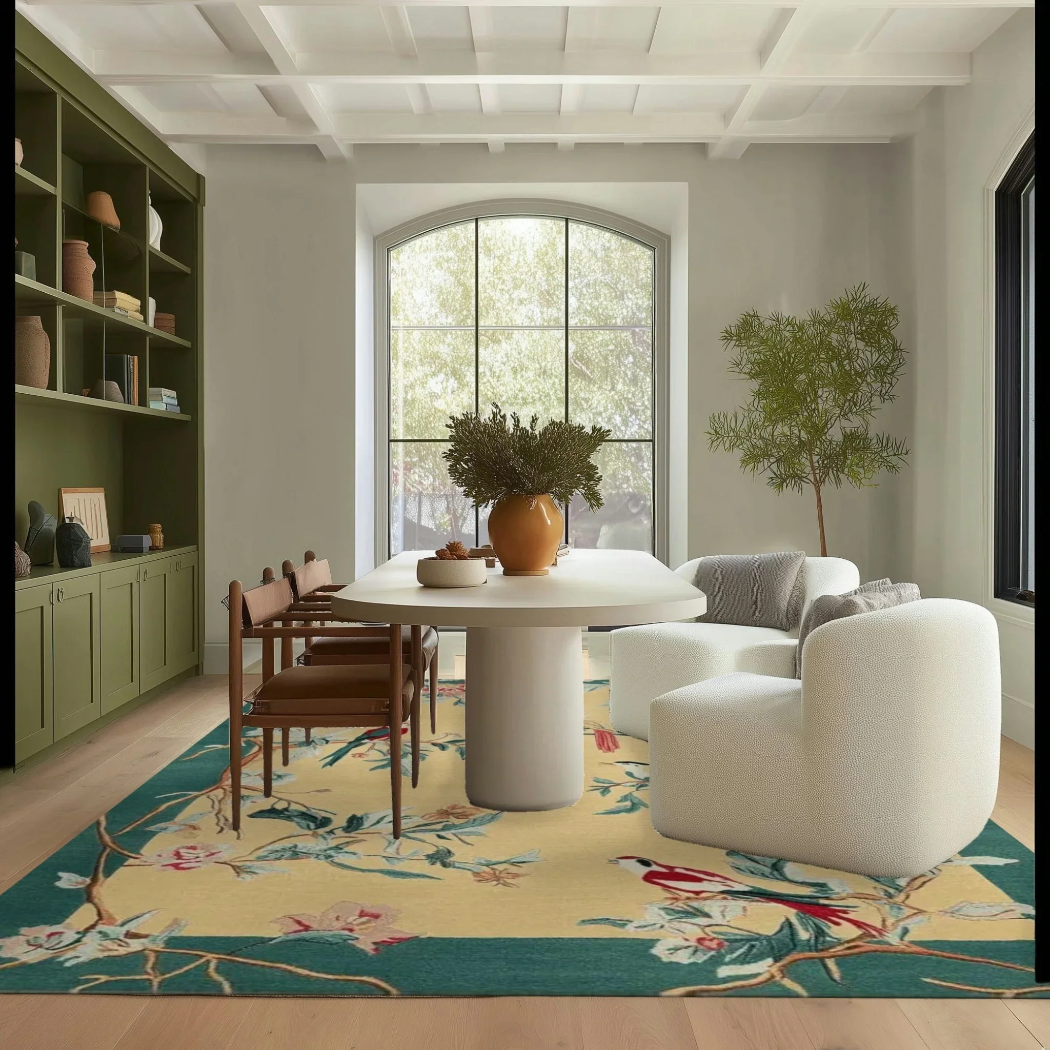 Birdsong Reverie Hand Tufted Rug - Image 3