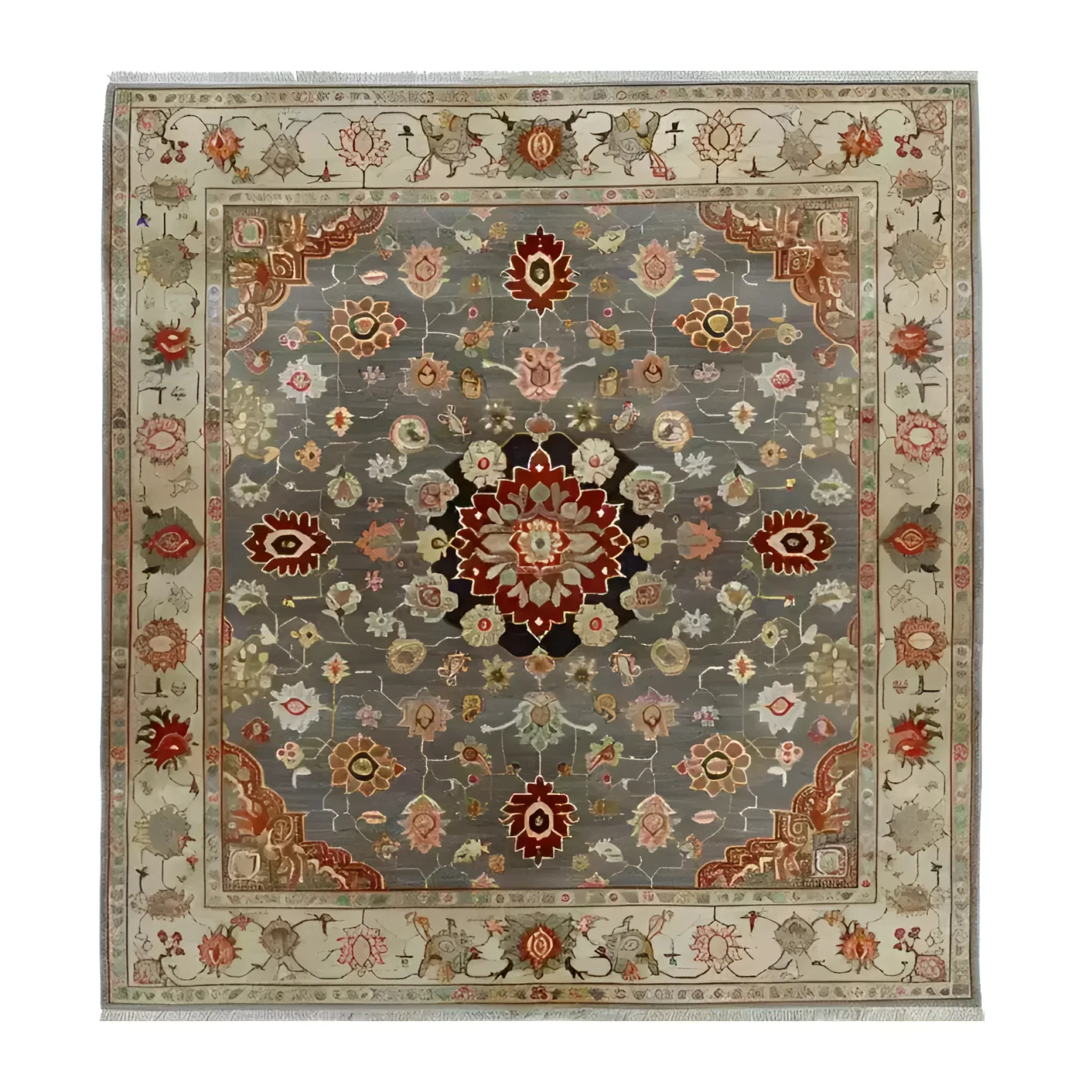 Blissful Bouquet Hand Knotted Area Rug