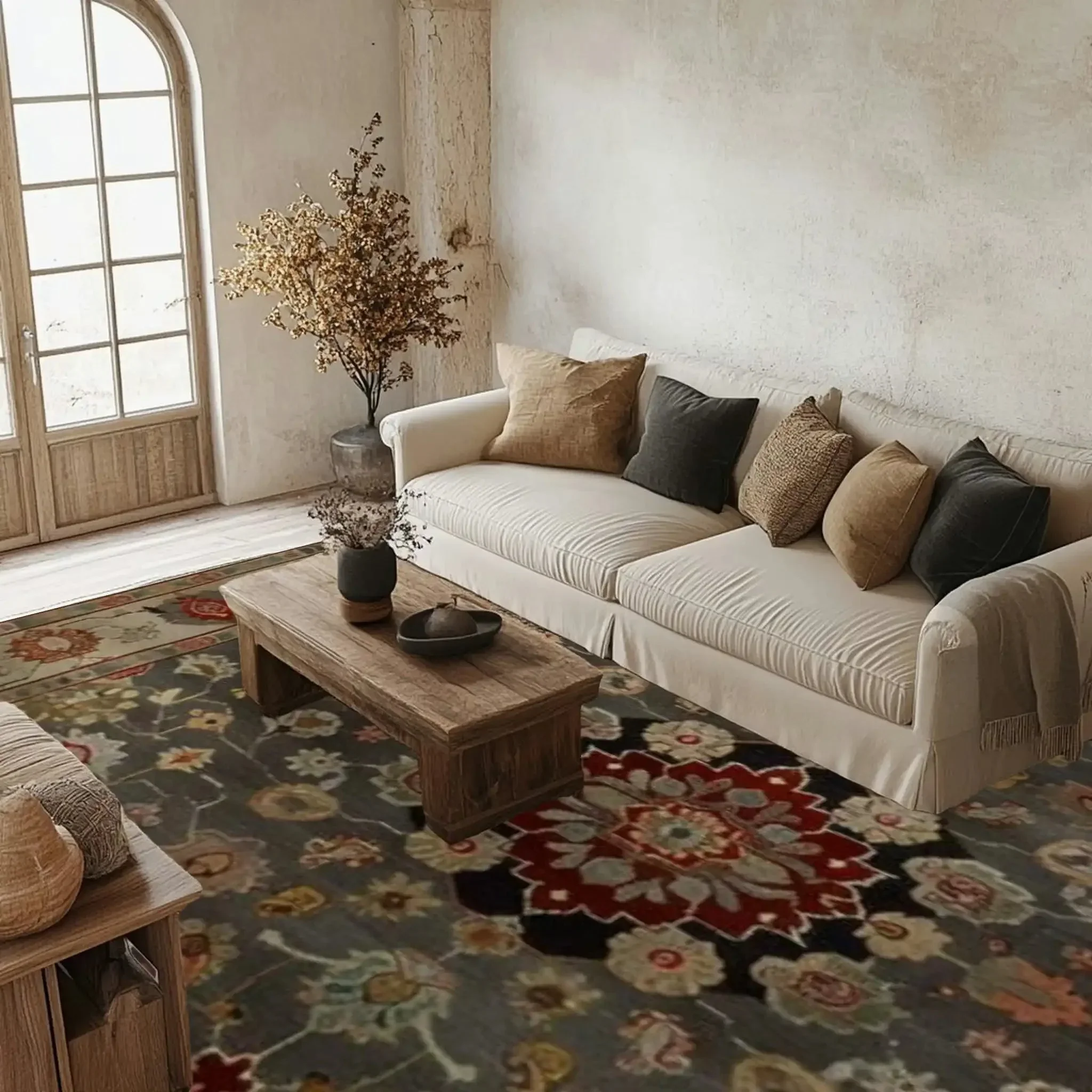 Blissful Bouquet Hand Knotted Area Rug - Image 2