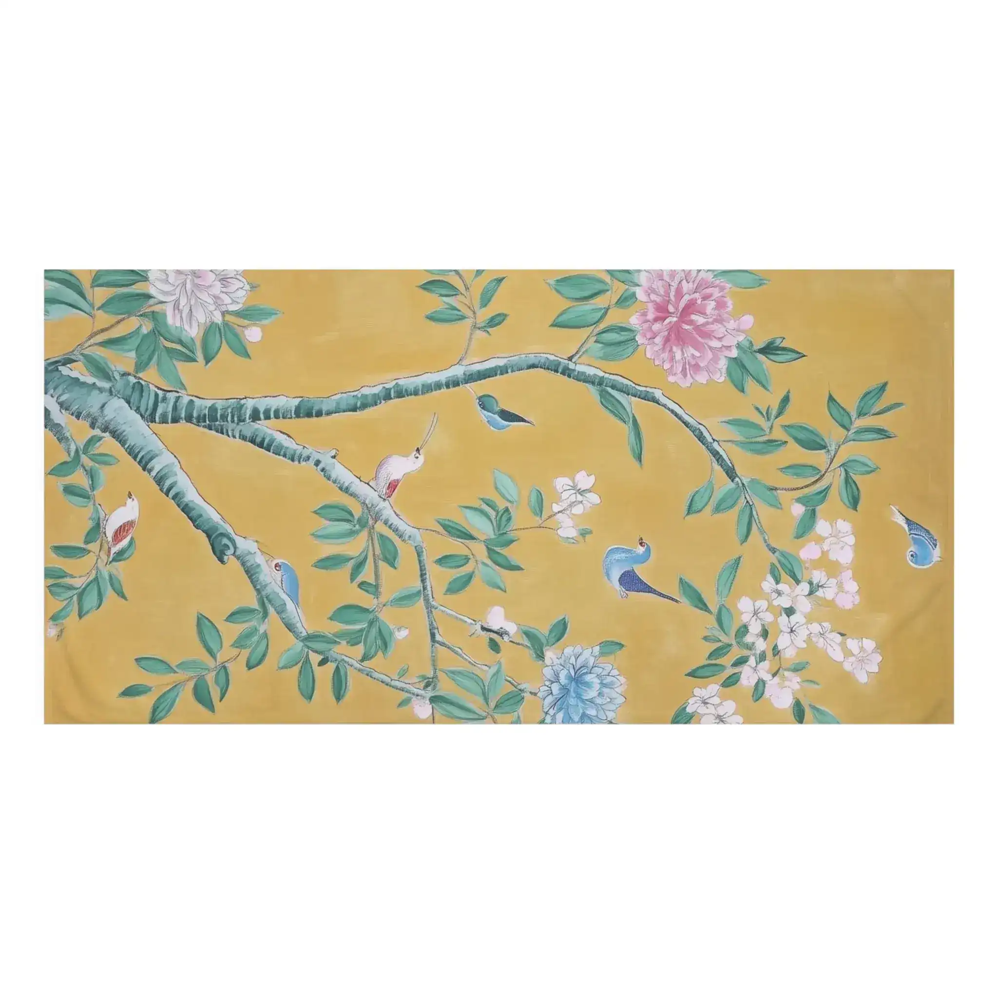 Blooming Birds & Peonies Bath Towel - Image 2