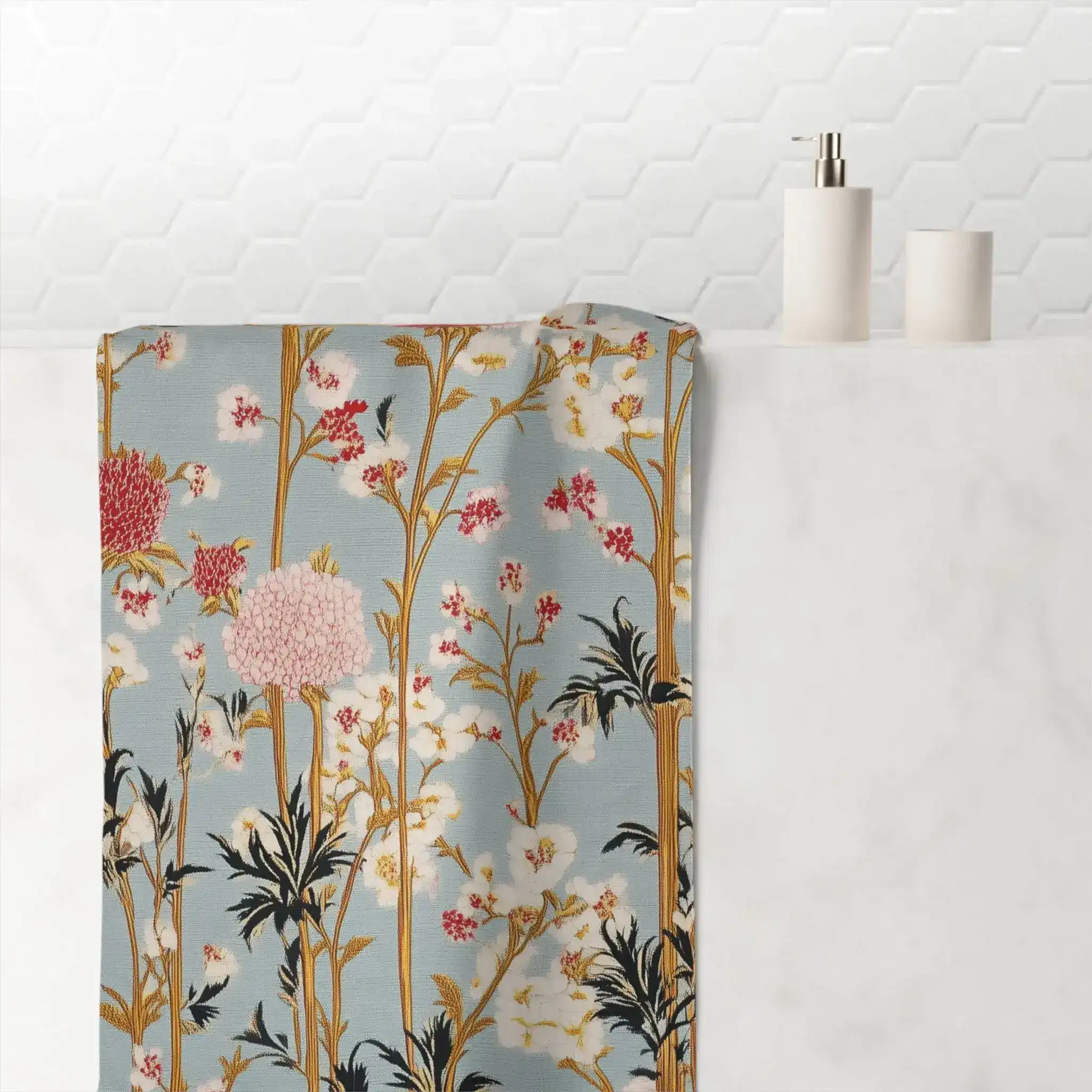 Blooming Elegance Bath Towel - Image 4