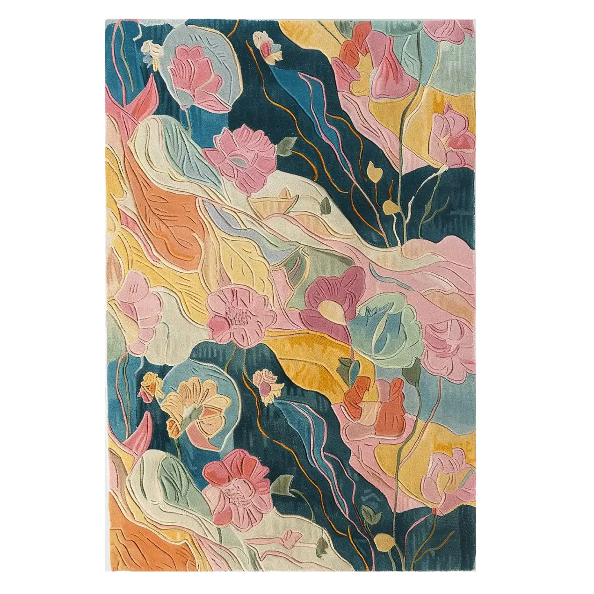 Blooms of Ages Hand Tufted Wool Rug