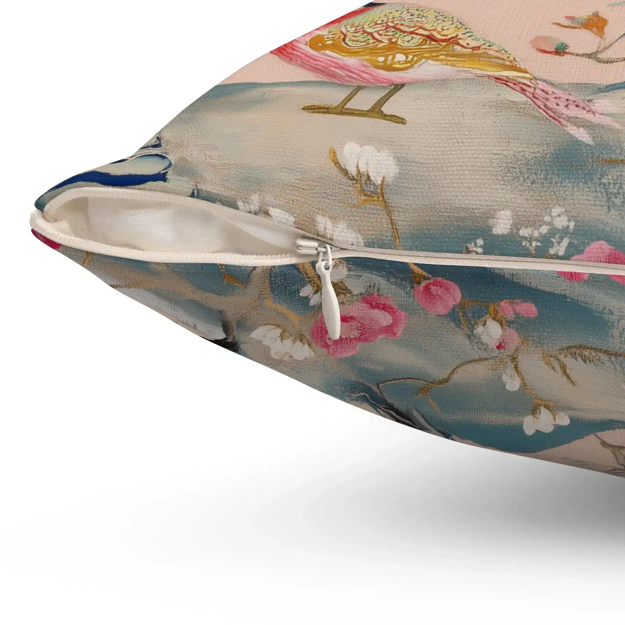 Blossom Notes & Porcelain Dreams Throw Pillow - Image 10