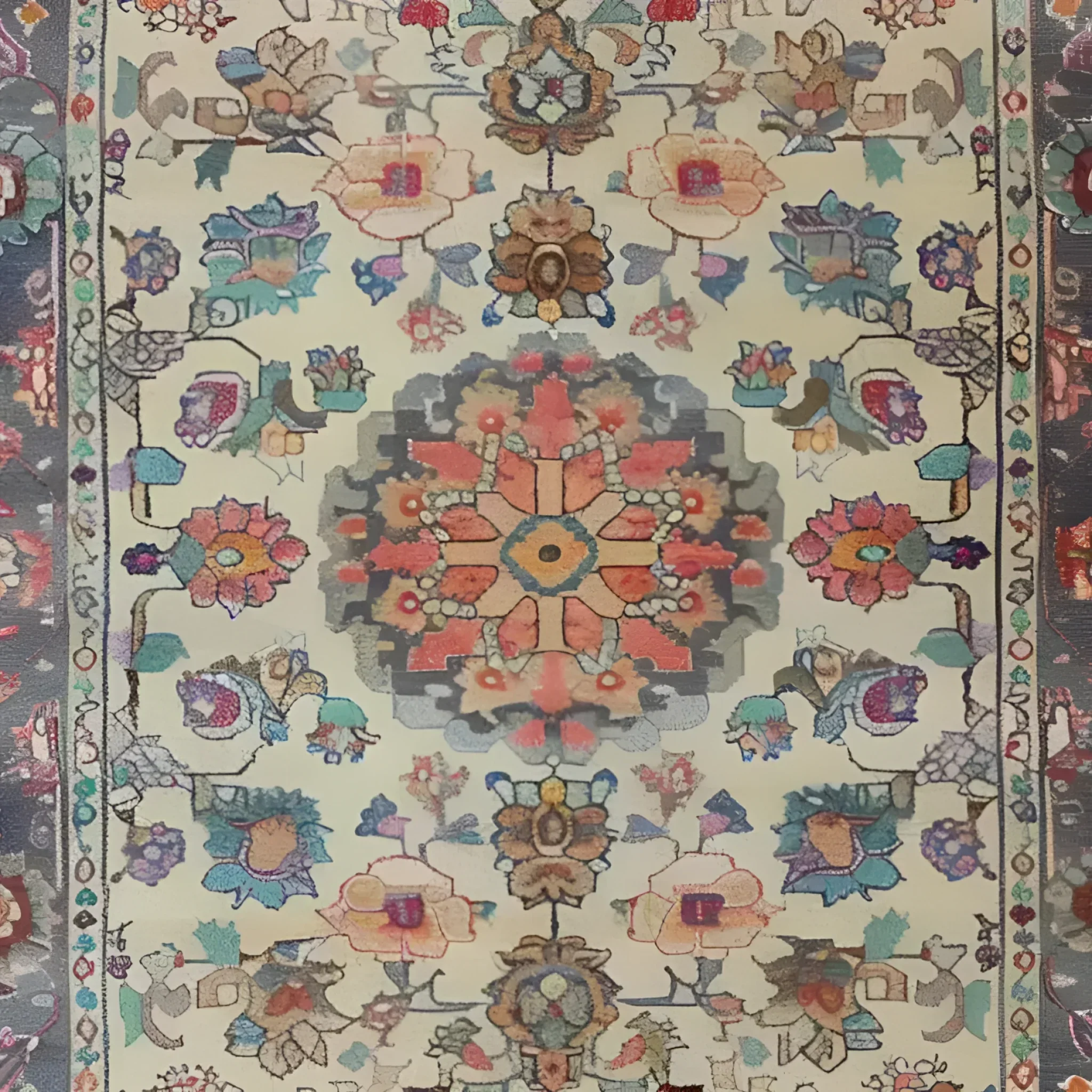 Blossom Vista Hand Knotted Area Rug - Image 4