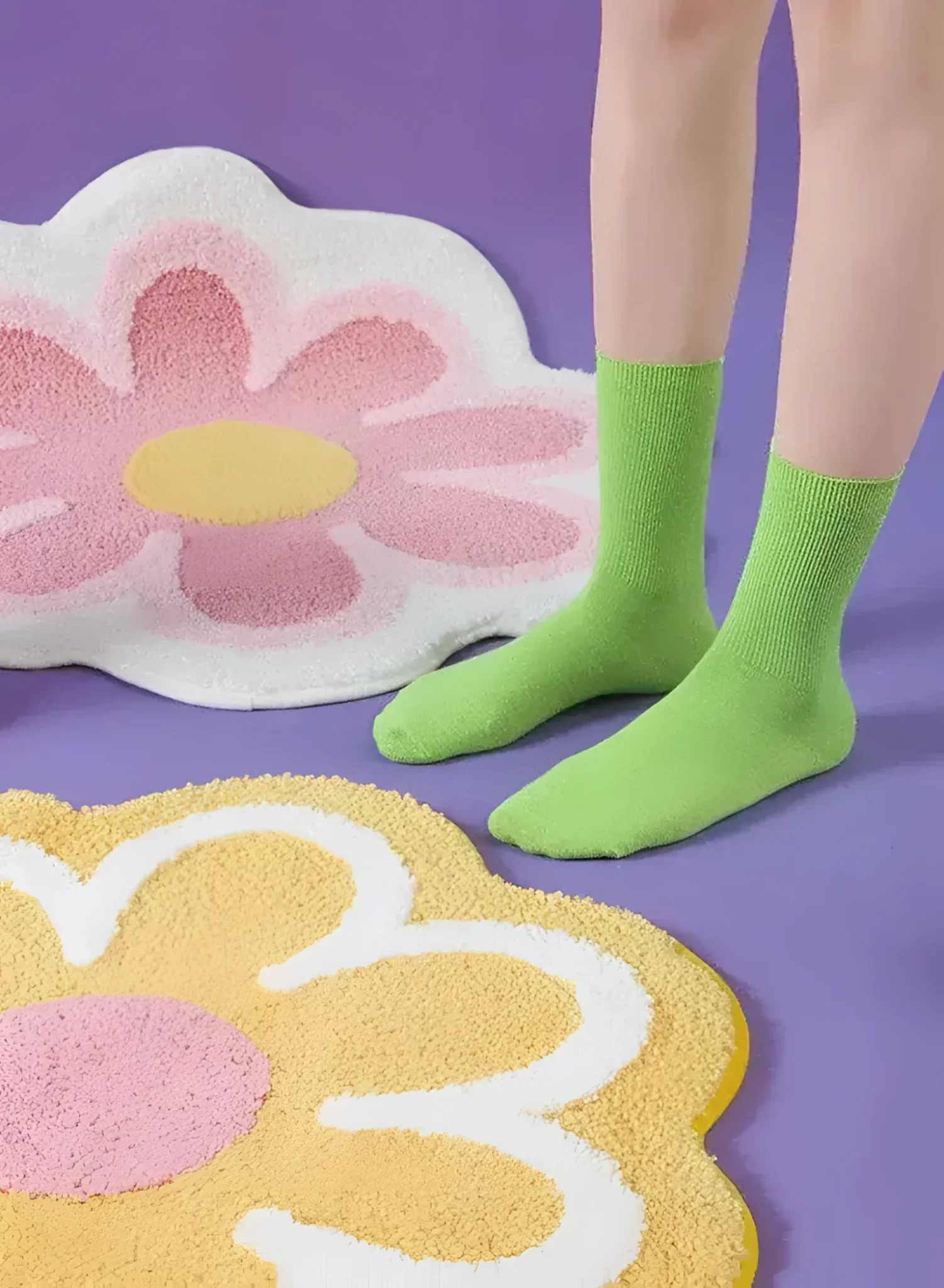 Blossoming Flower Accent Rug Bath Mat - Image 9