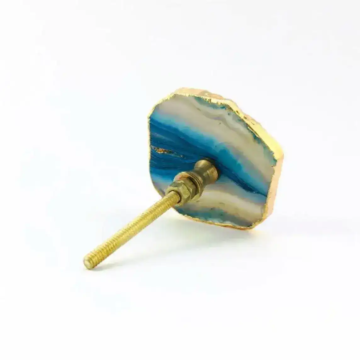 Blue Agate Cabinet Drawer Pulls - Image 4