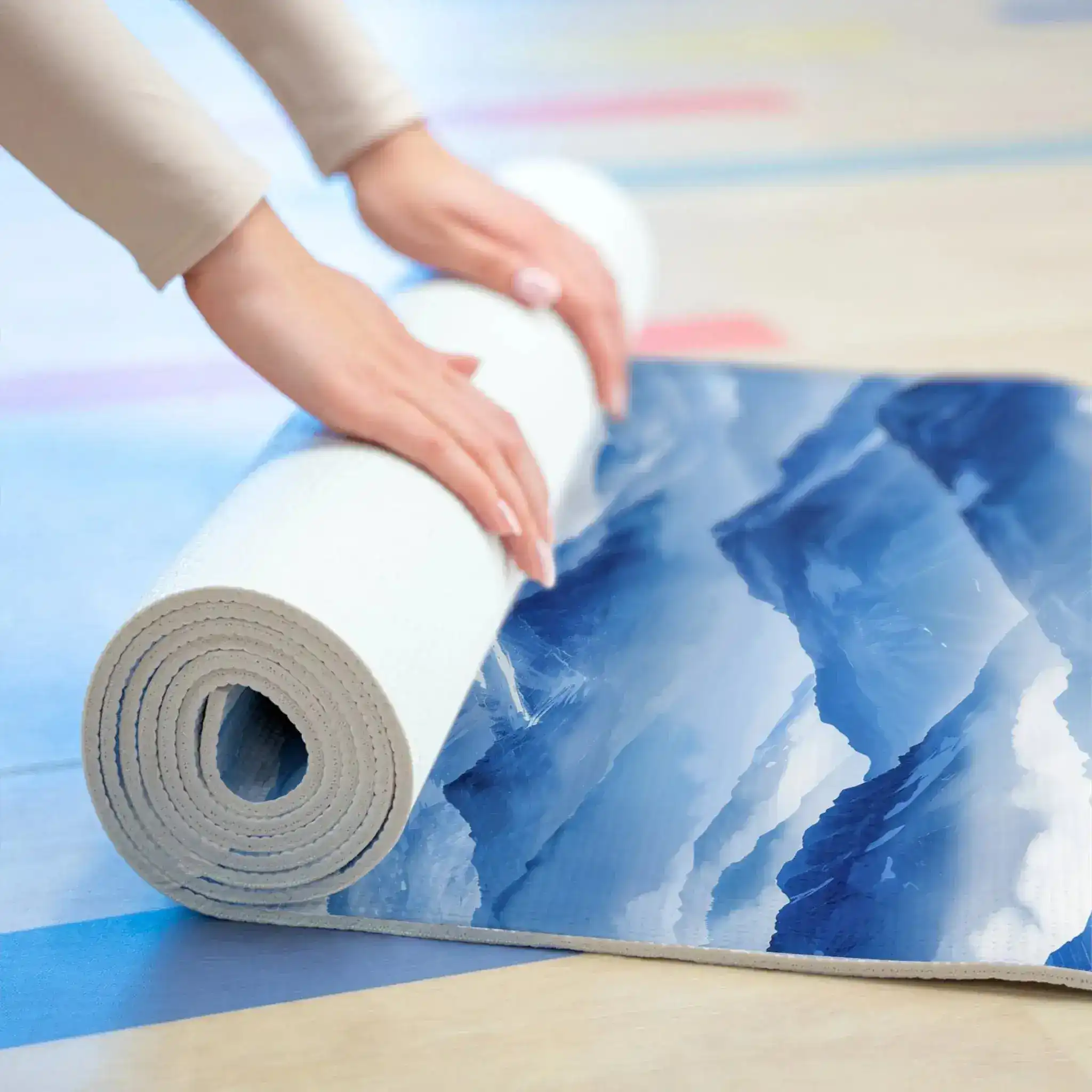 Blue Ridge Bliss Yoga Mat - Image 5