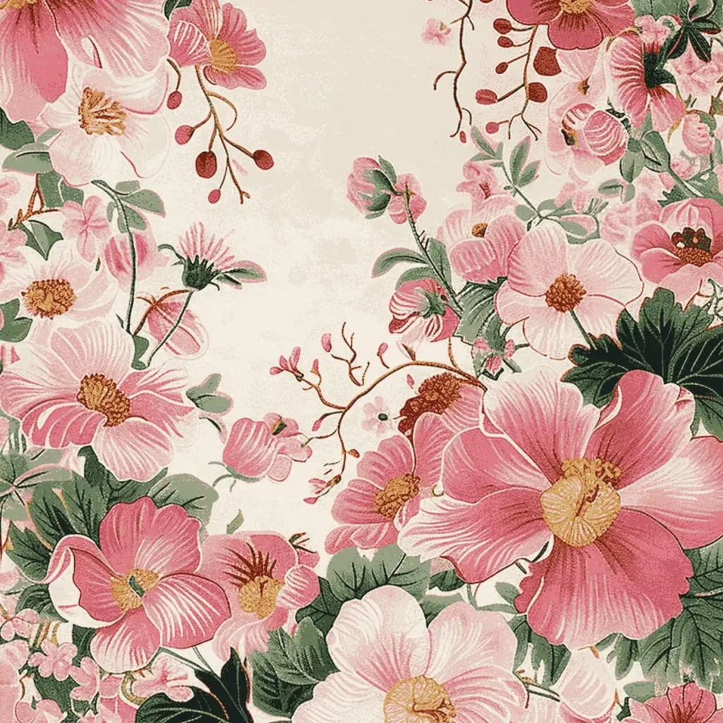 Blush Garden Bloom Hand Tufted Rug - Image 7