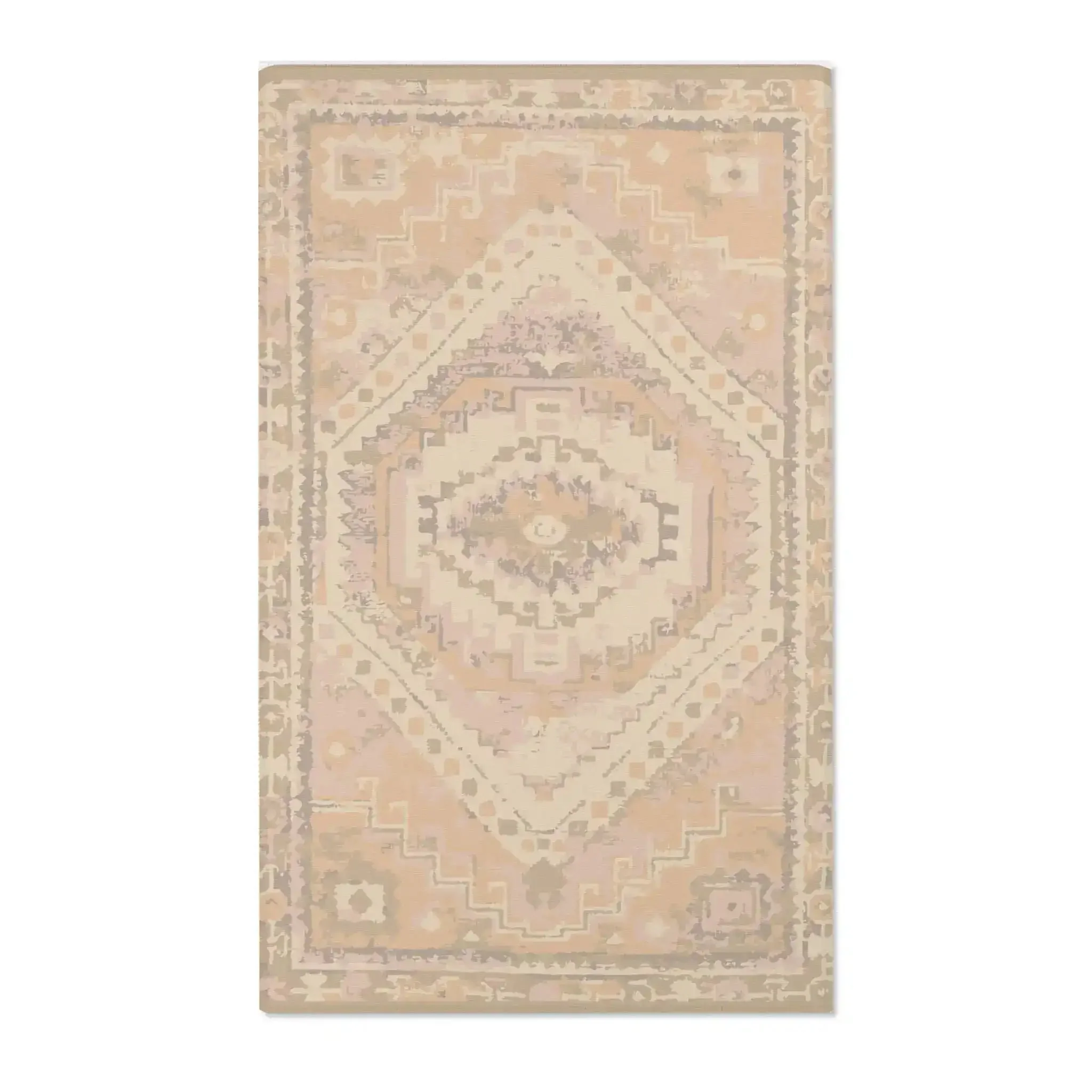 Boho Chic Soft Geometric Vintage Hand Tufted Rug