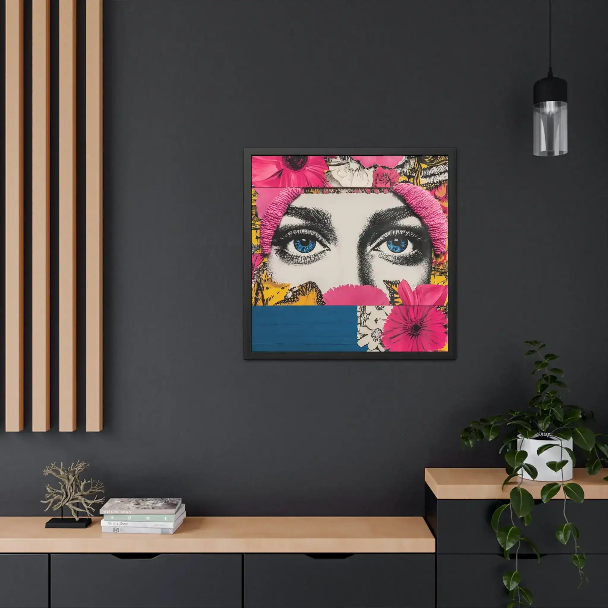 Bold Floral Portrait Wall Art - Image 2