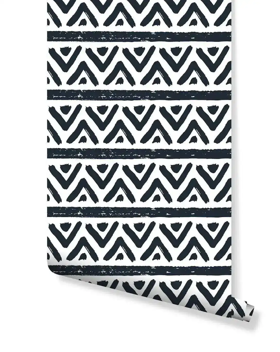 Bold Geometric Triangle & Line Removable Wallpaper - Image 4