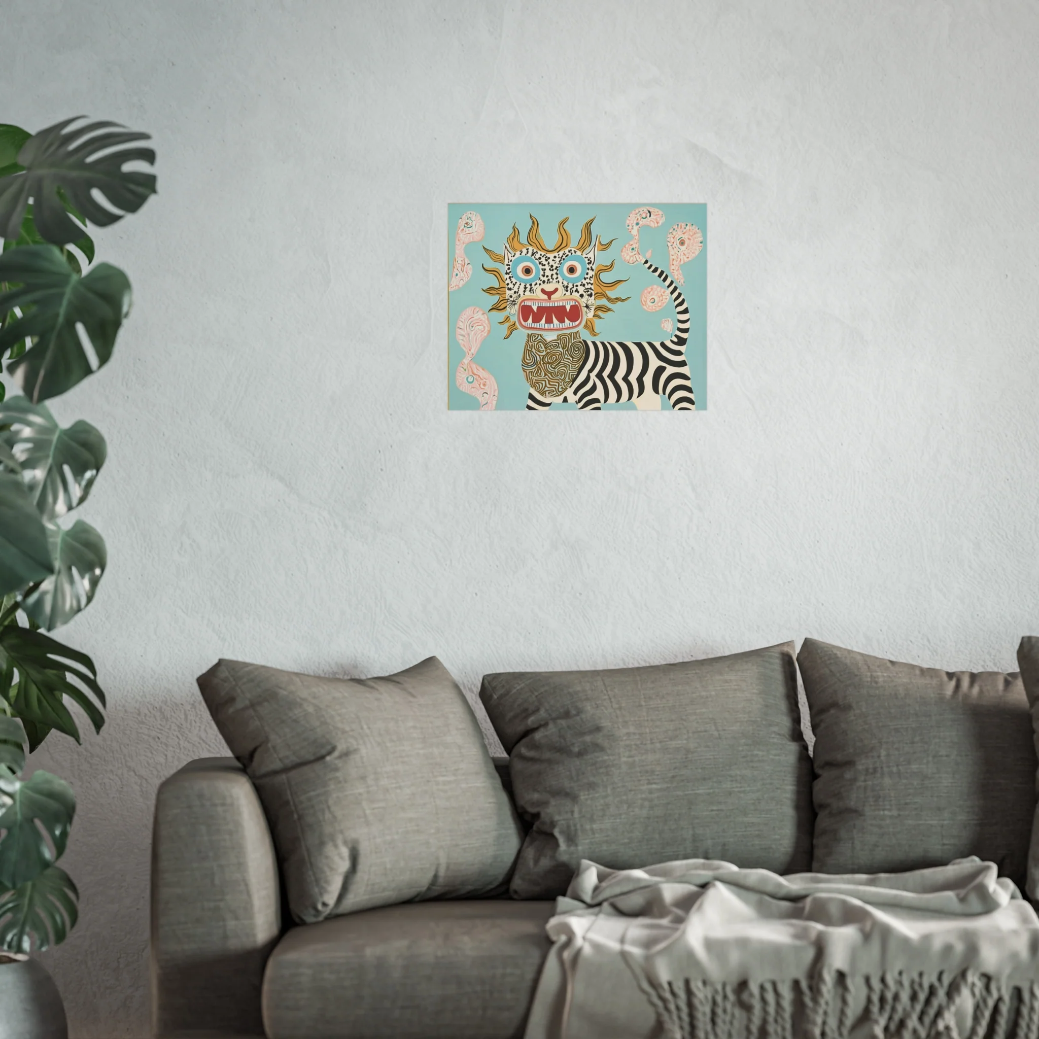 Bold Lion Design Fine Art Poster - Image 17