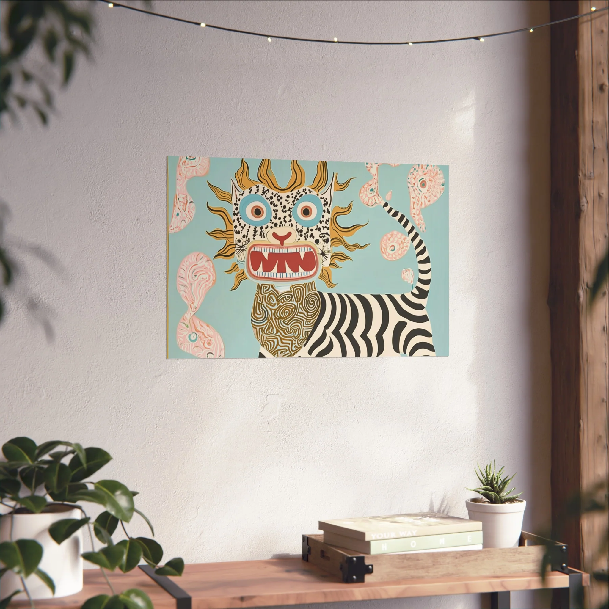 Bold Lion Design Fine Art Poster - Image 38