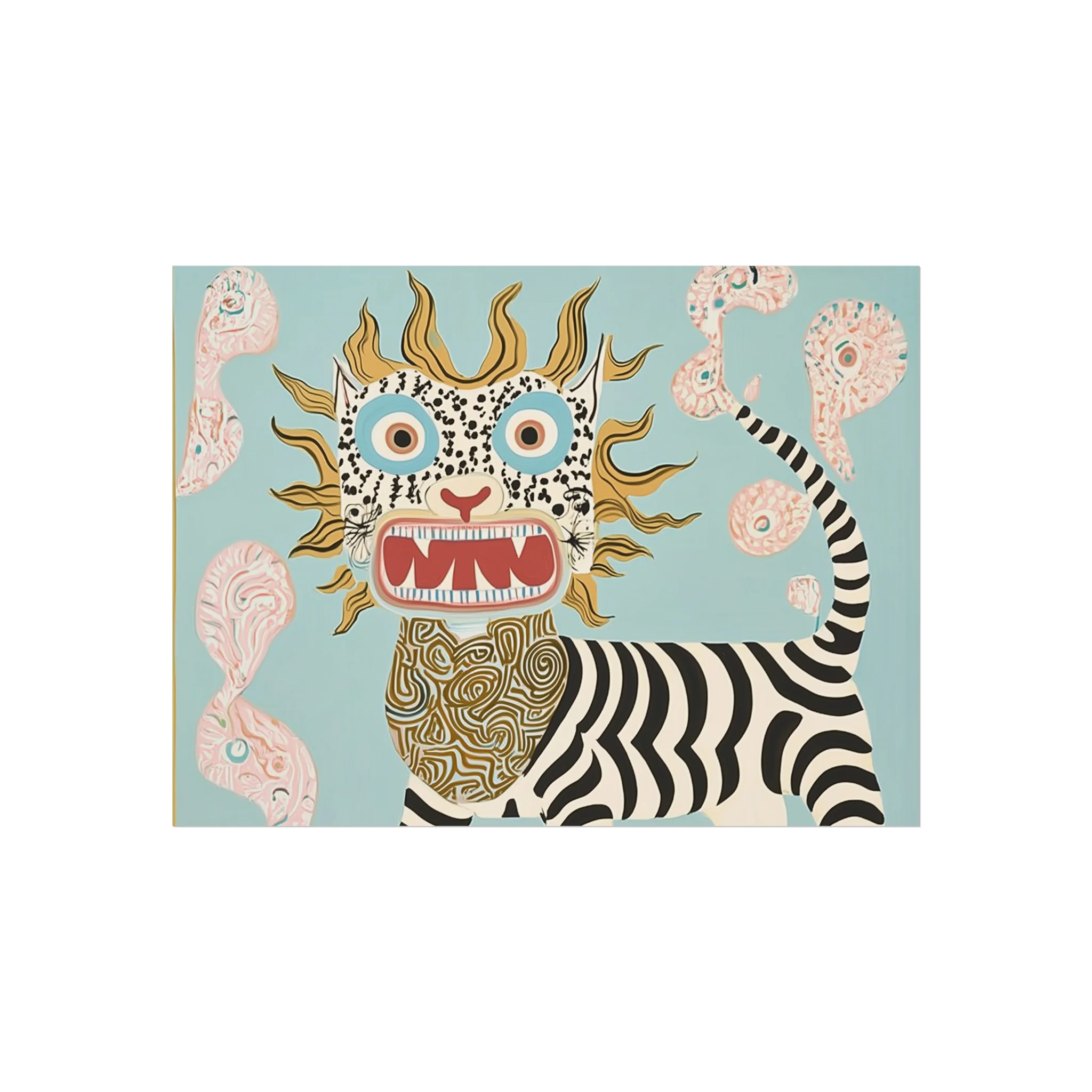 Bold Lion Design Fine Art Poster - Image 5