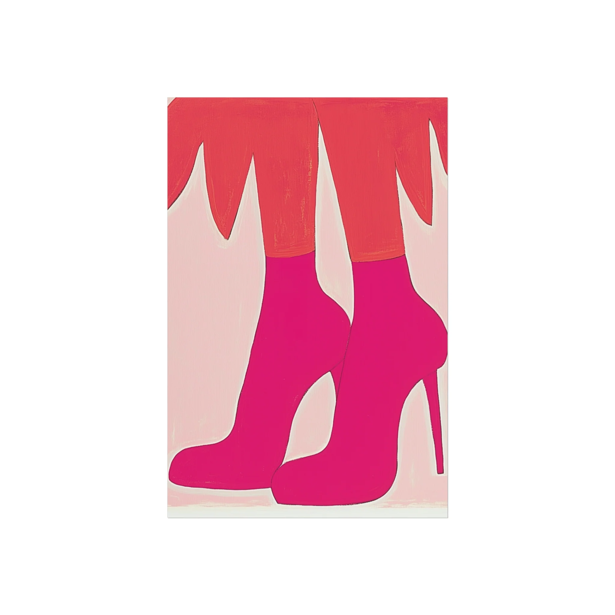 Bold Stiletto Silhouette Fine Art Poster - Image 16