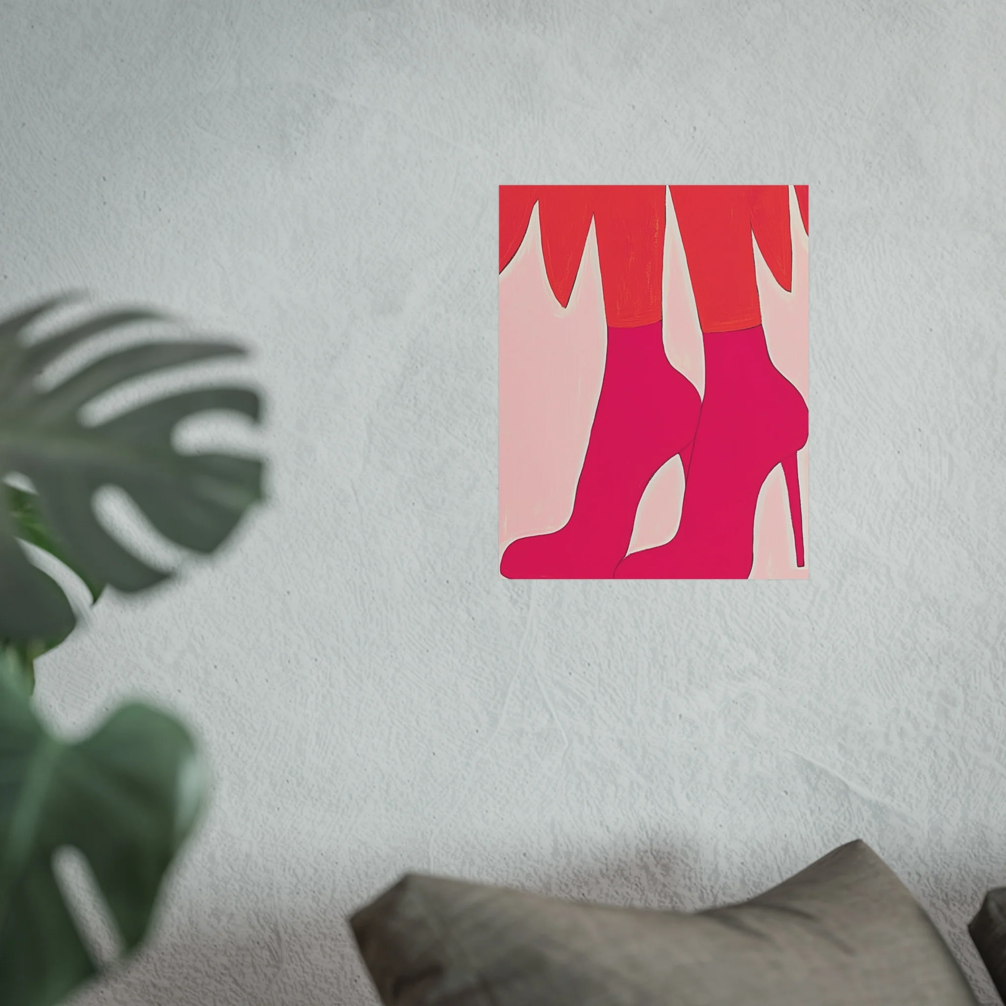 Bold Stiletto Silhouette Fine Art Poster - Image 23
